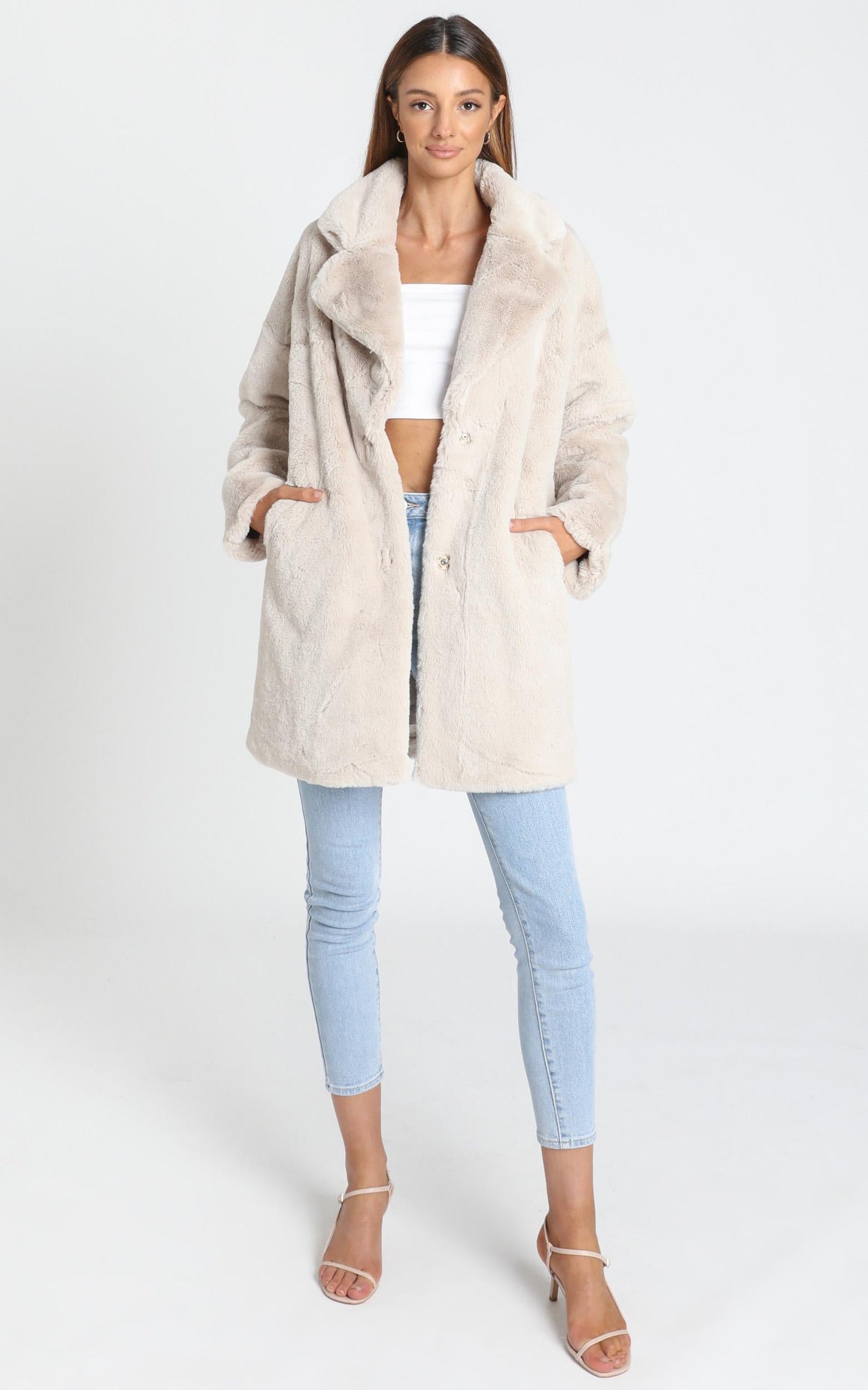 Cosy Coat in Cream