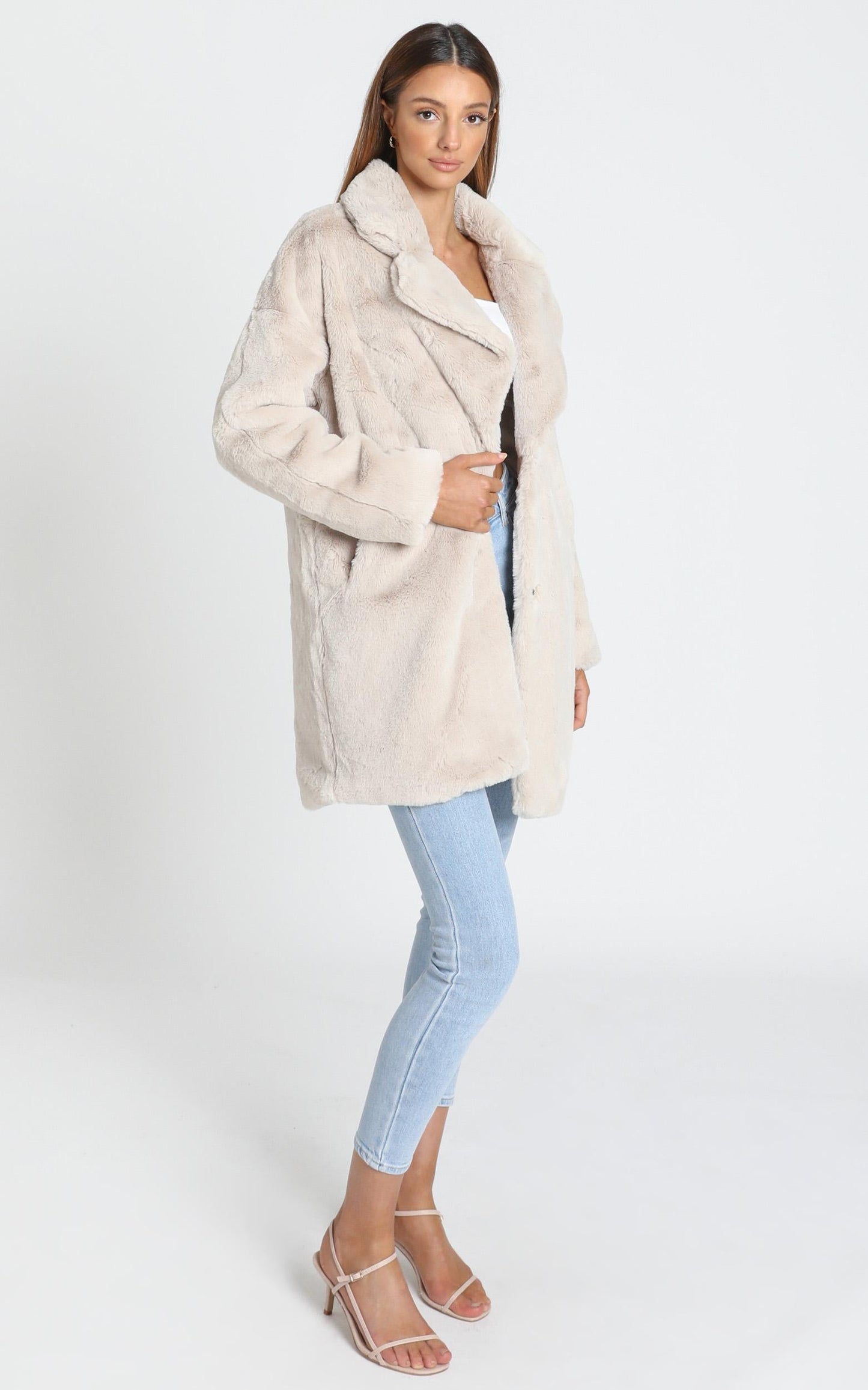Cosy Coat in Cream