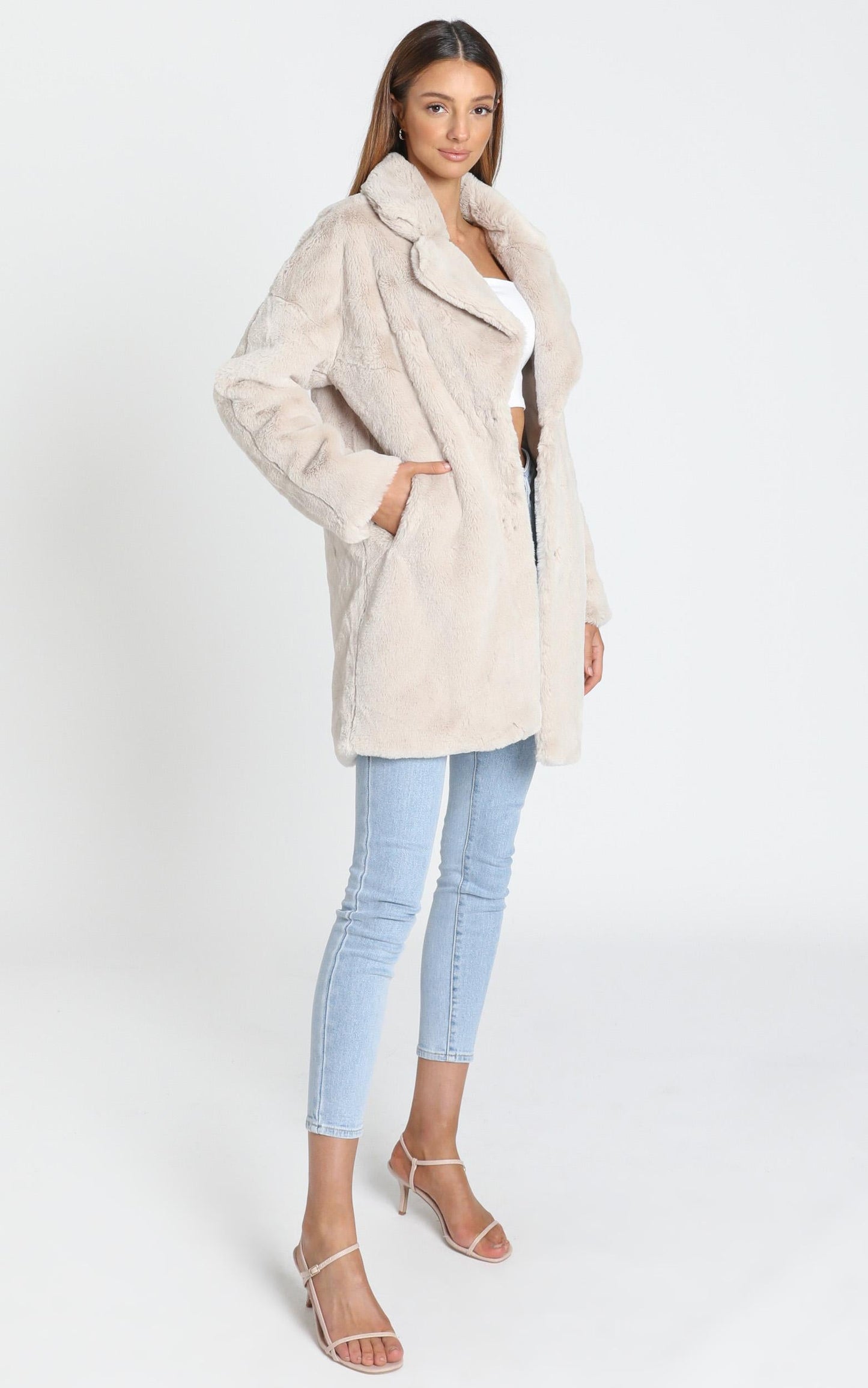 Cosy Coat in Cream