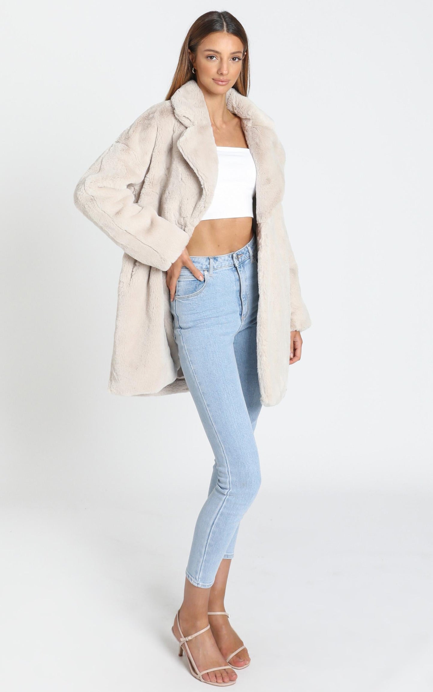 Cosy Coat in Cream