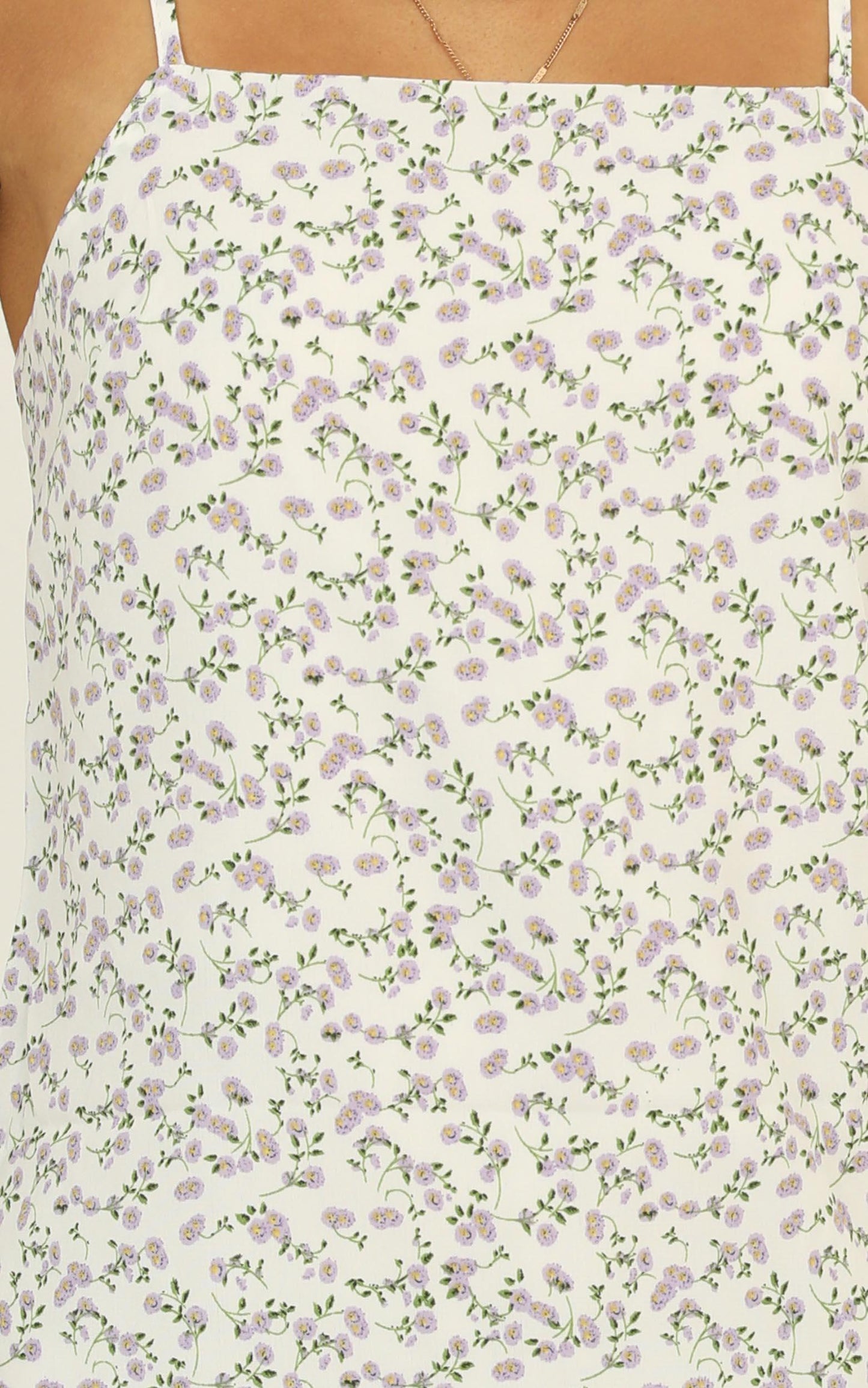 Could Be Us Dress In White Floral