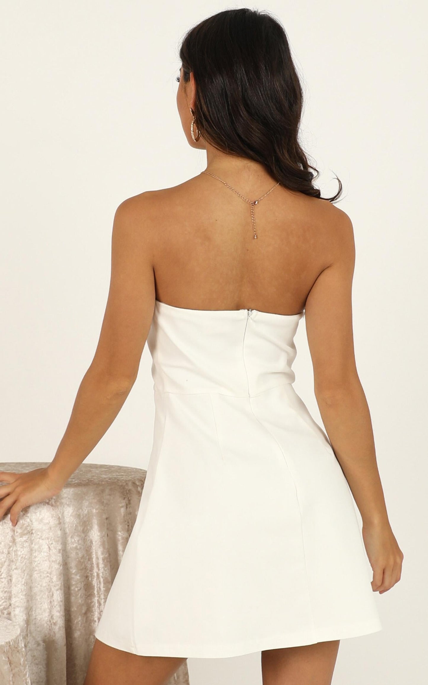 Cover Star Dress In White