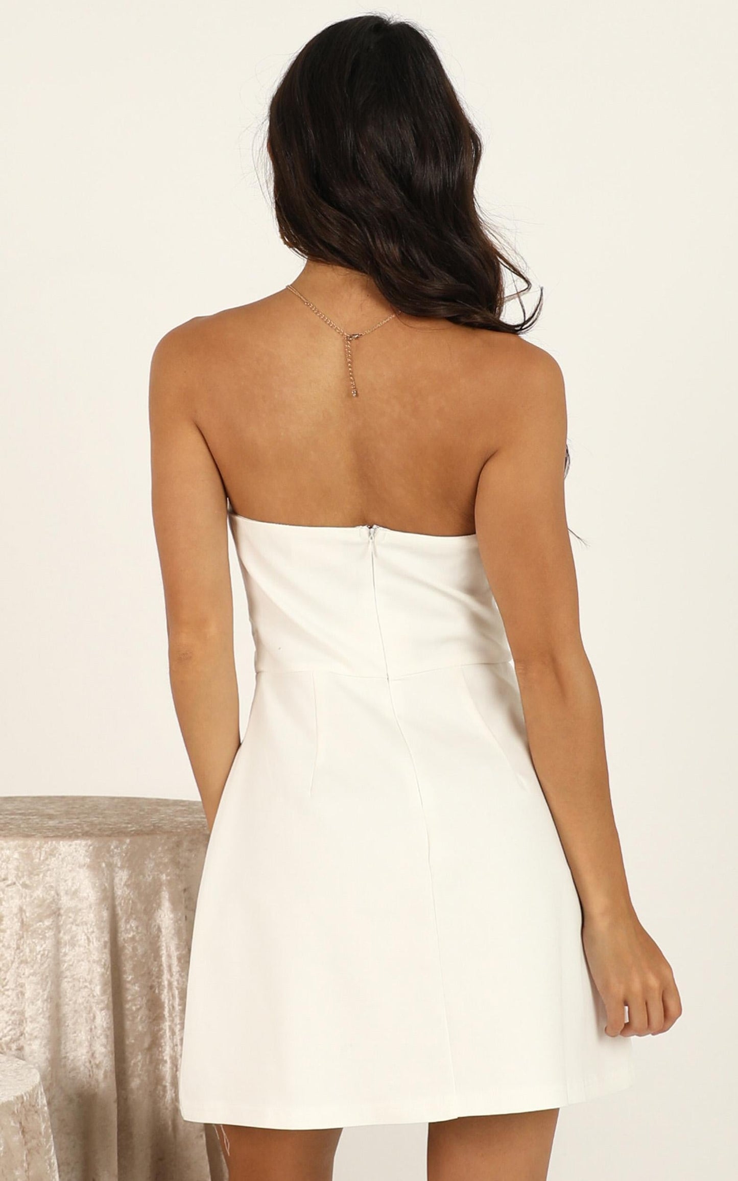 Cover Star Dress In White