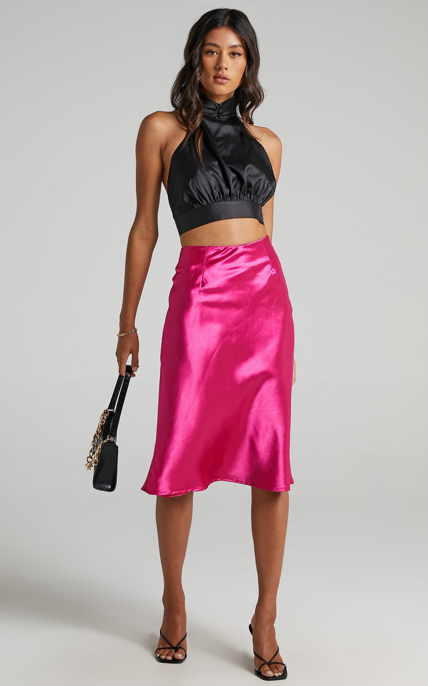 Creating Art Skirt in Hot Pink