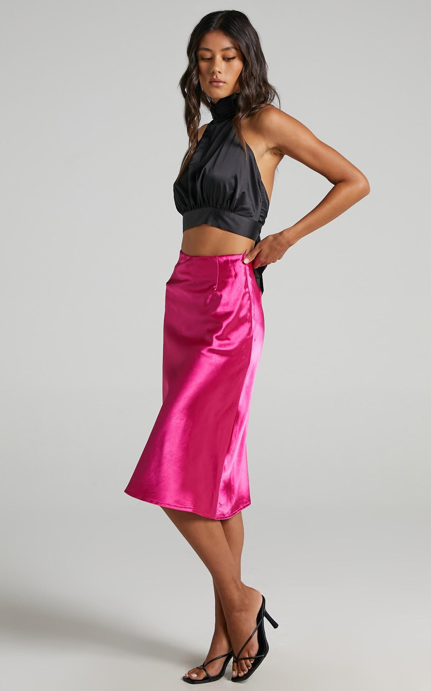Creating Art Skirt in Hot Pink
