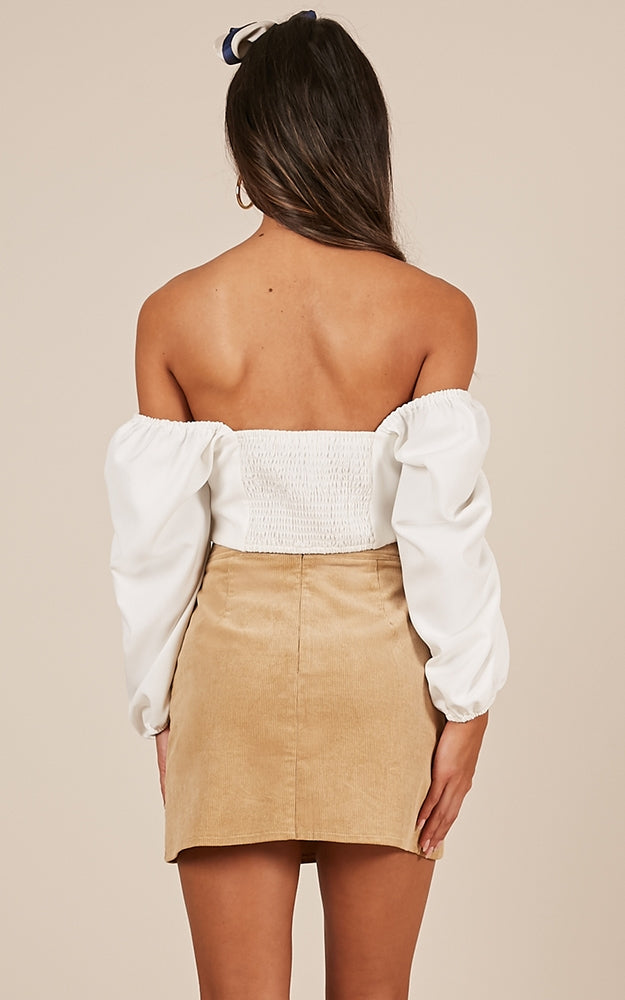 Rain Shadow Top In White