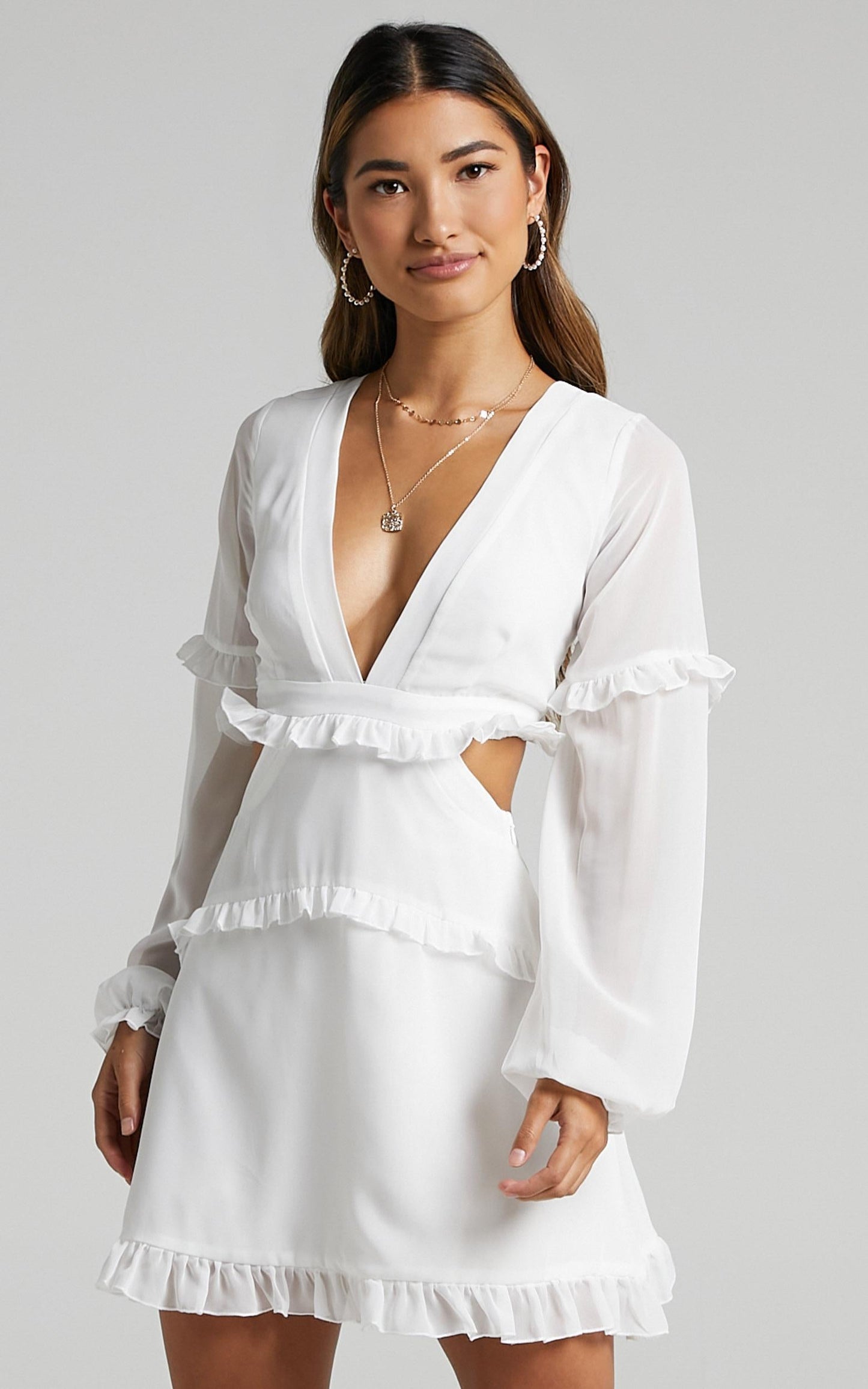 Wait On The Dance Floor Dress in White