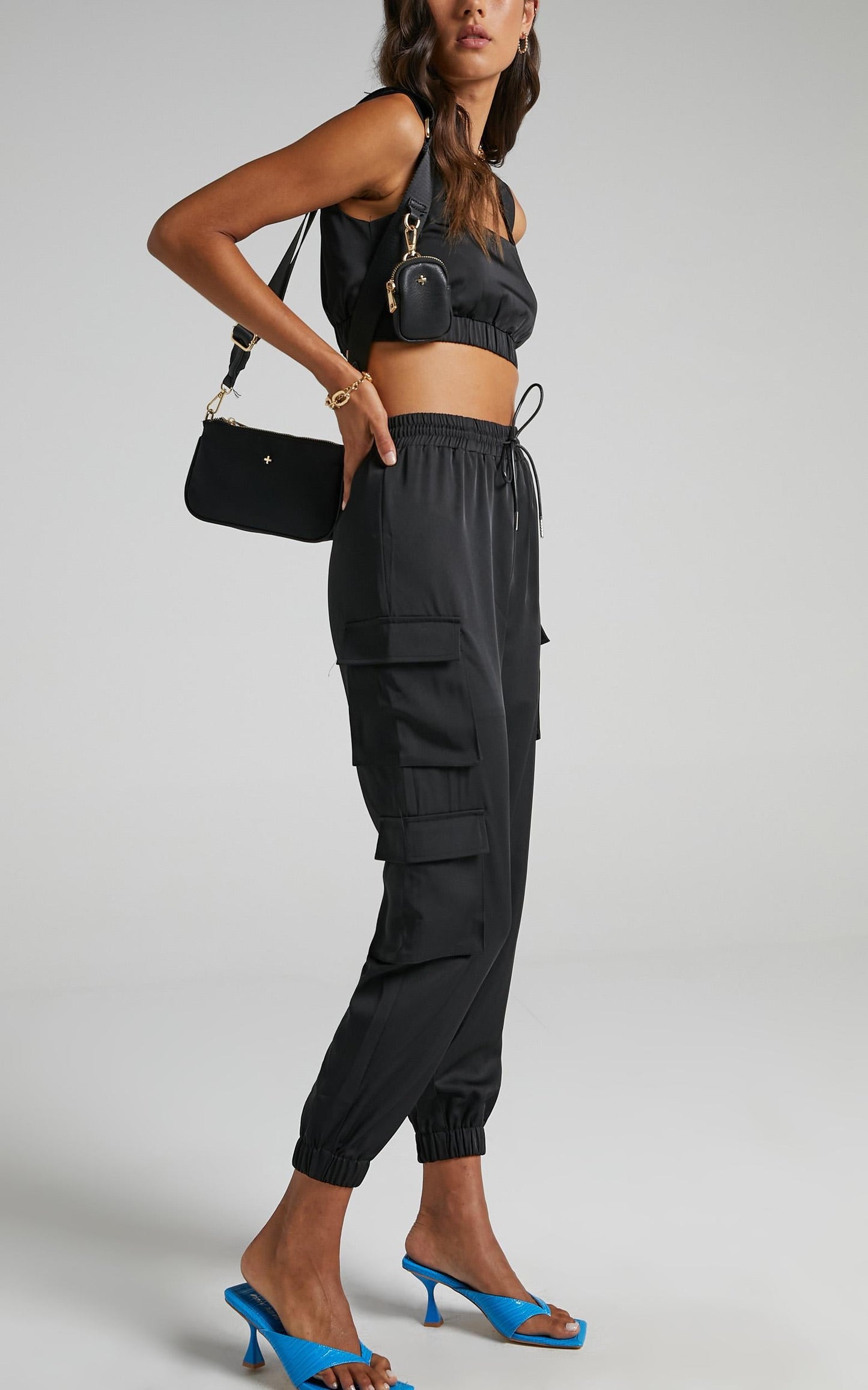 Toria Two Piece Set in Black