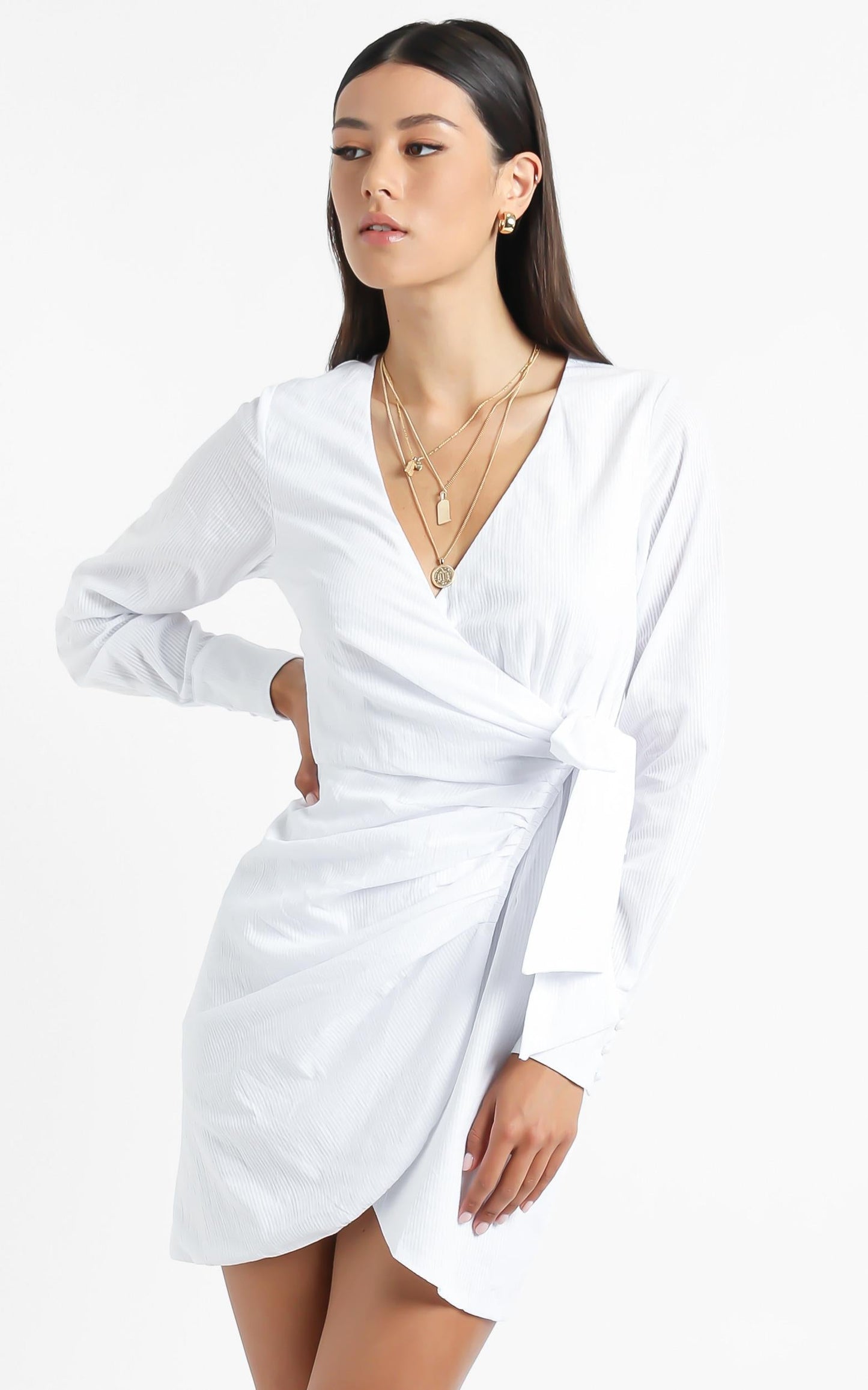 Cruising Around Dress In White