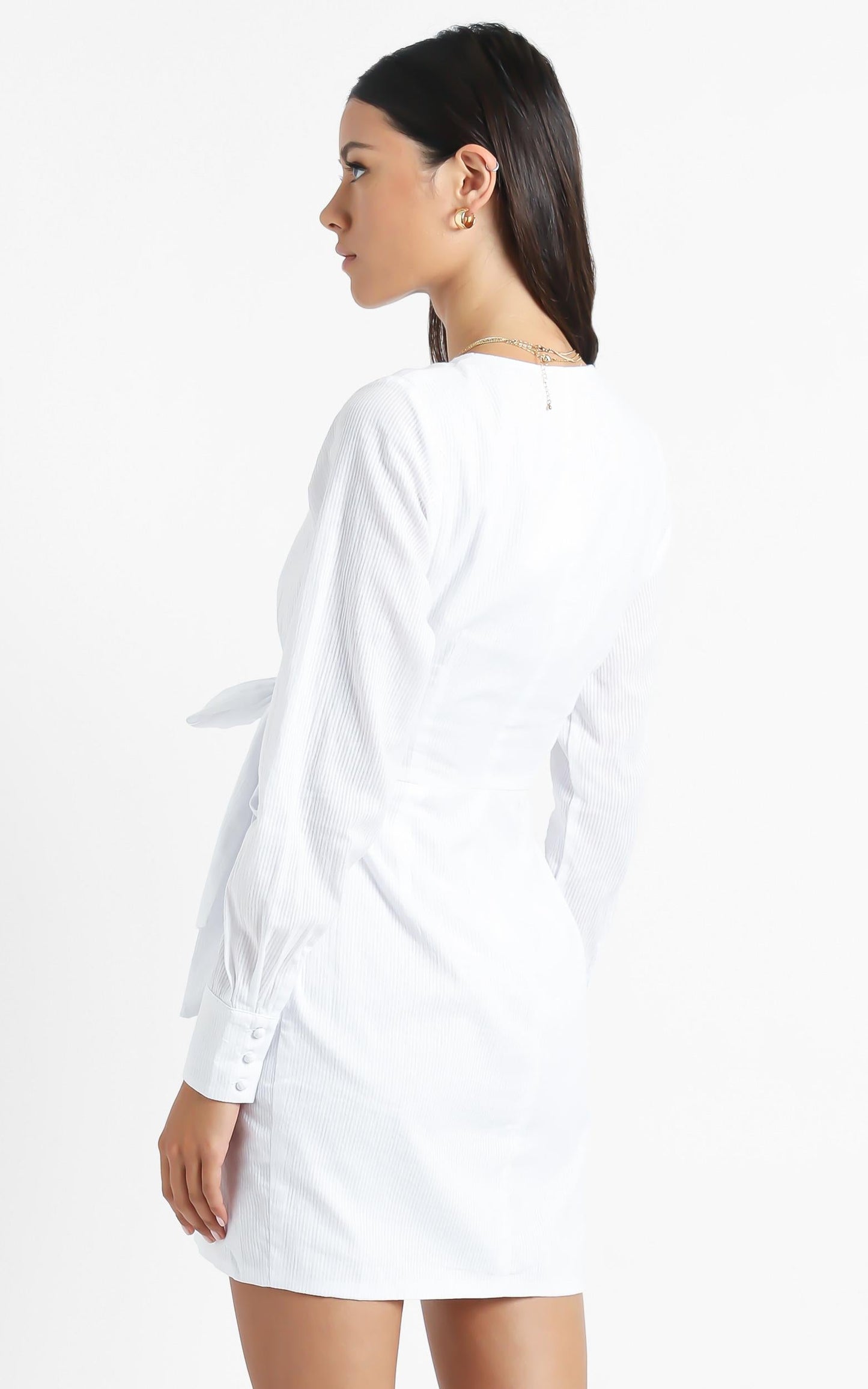 Cruising Around Dress In White