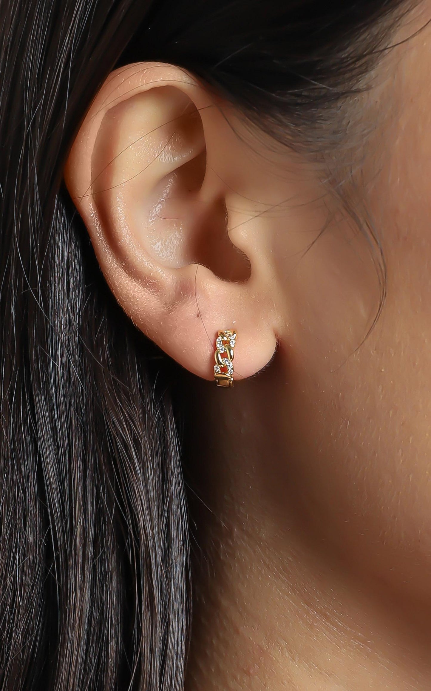 Jolie & Deen - Crystal Chain Sleepers in Gold