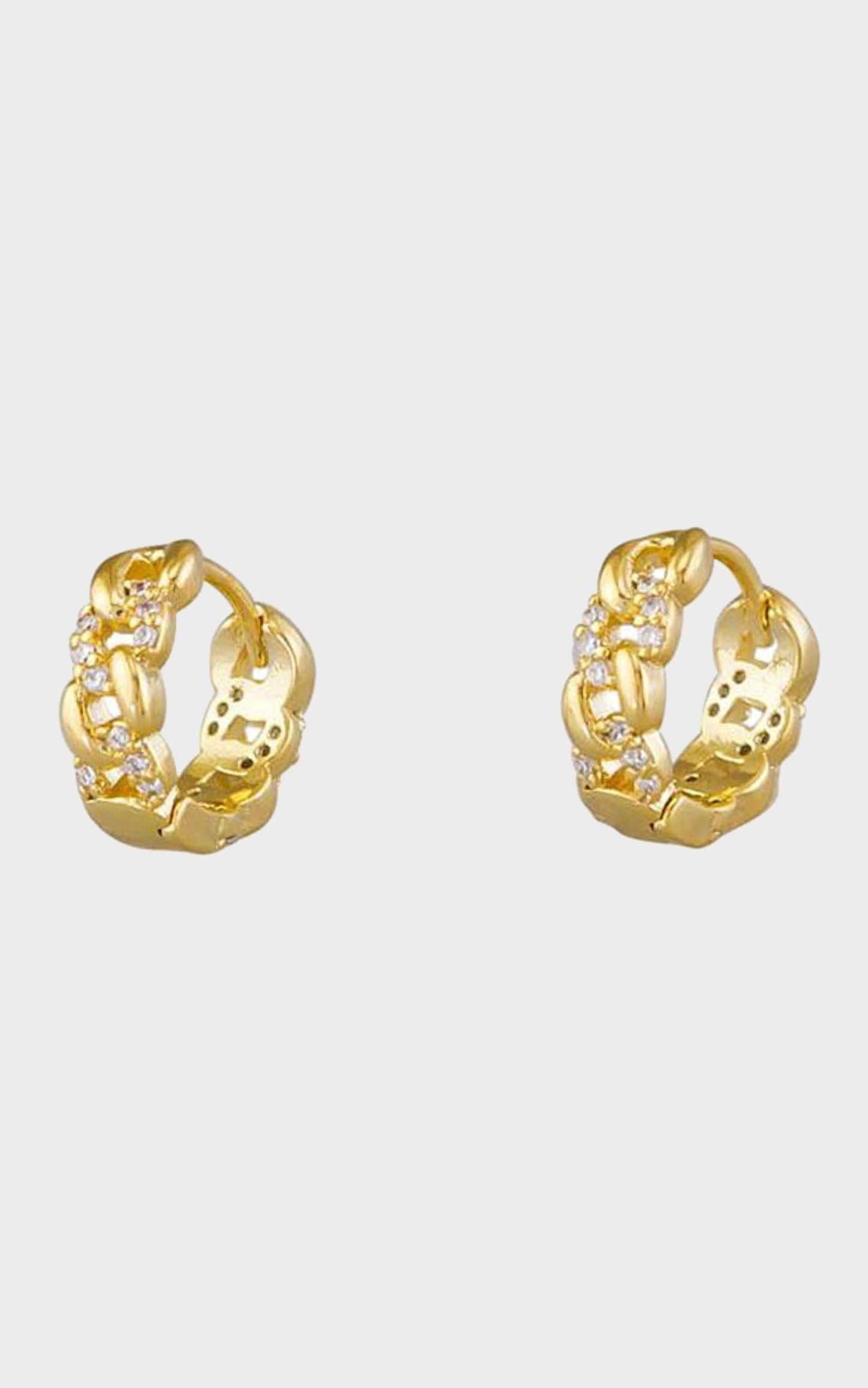 Jolie & Deen - Crystal Chain Sleepers in Gold
