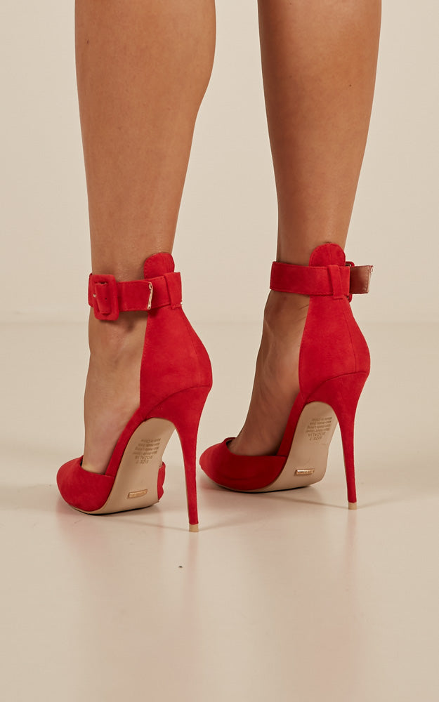 Billini - Rozalia Heels In Red Micro