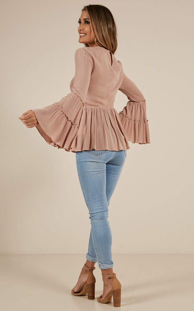 Whatever Works Top In Mocha