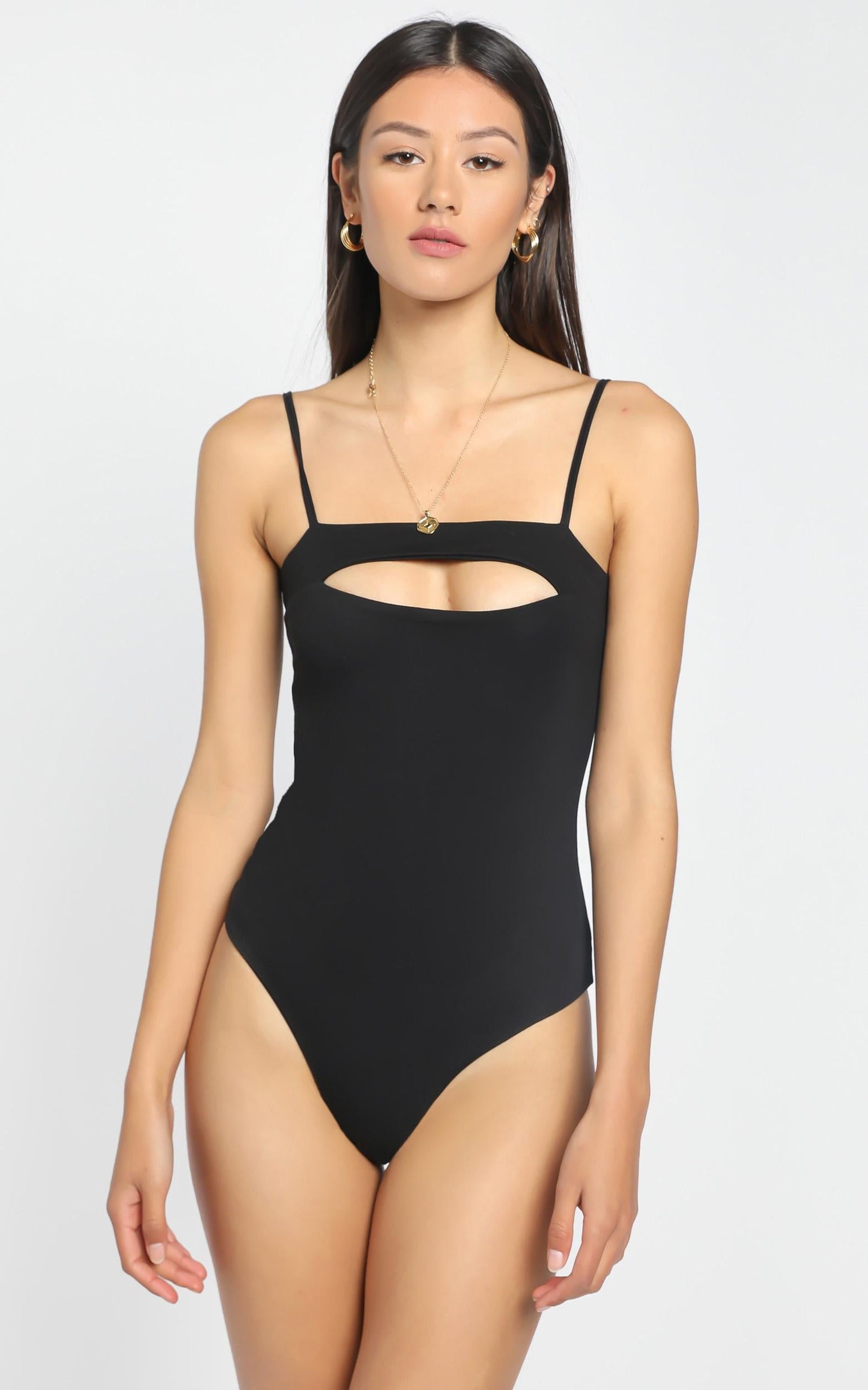 No Emotion Bodysuit In Black