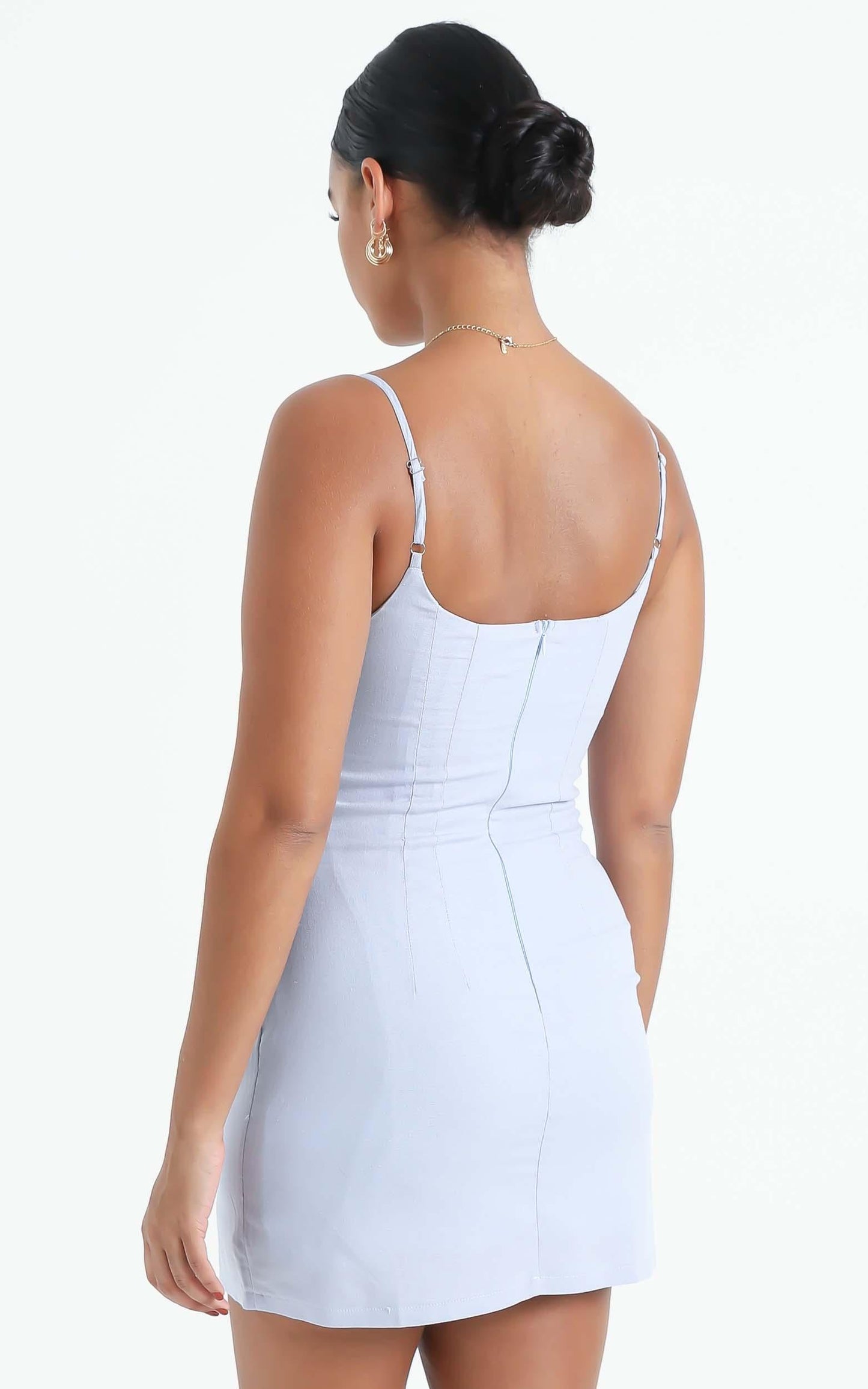 Waves Of Love Dress in Blue