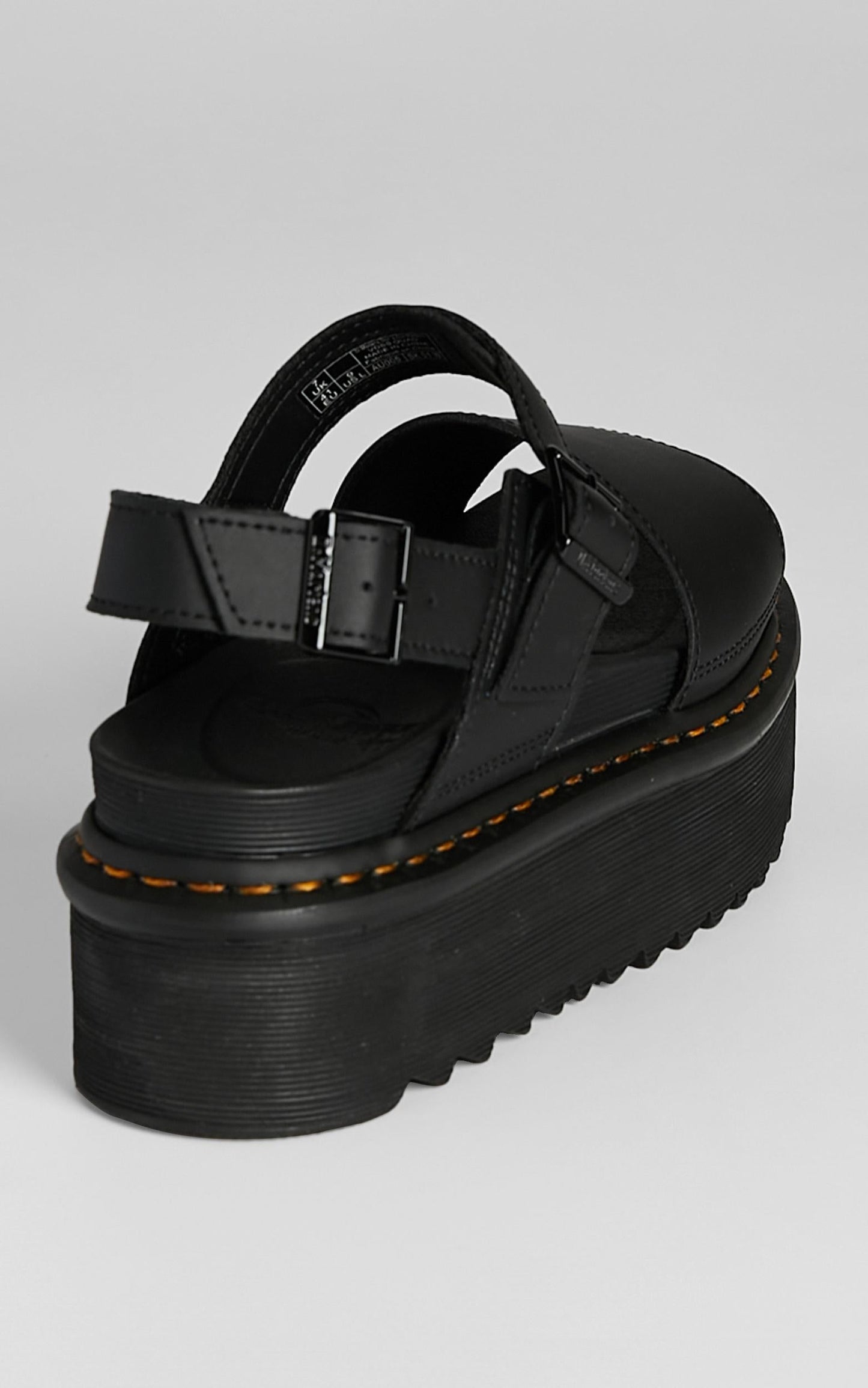 Dr. Martens - Voss Quad Sandal in Black Hydro Leather