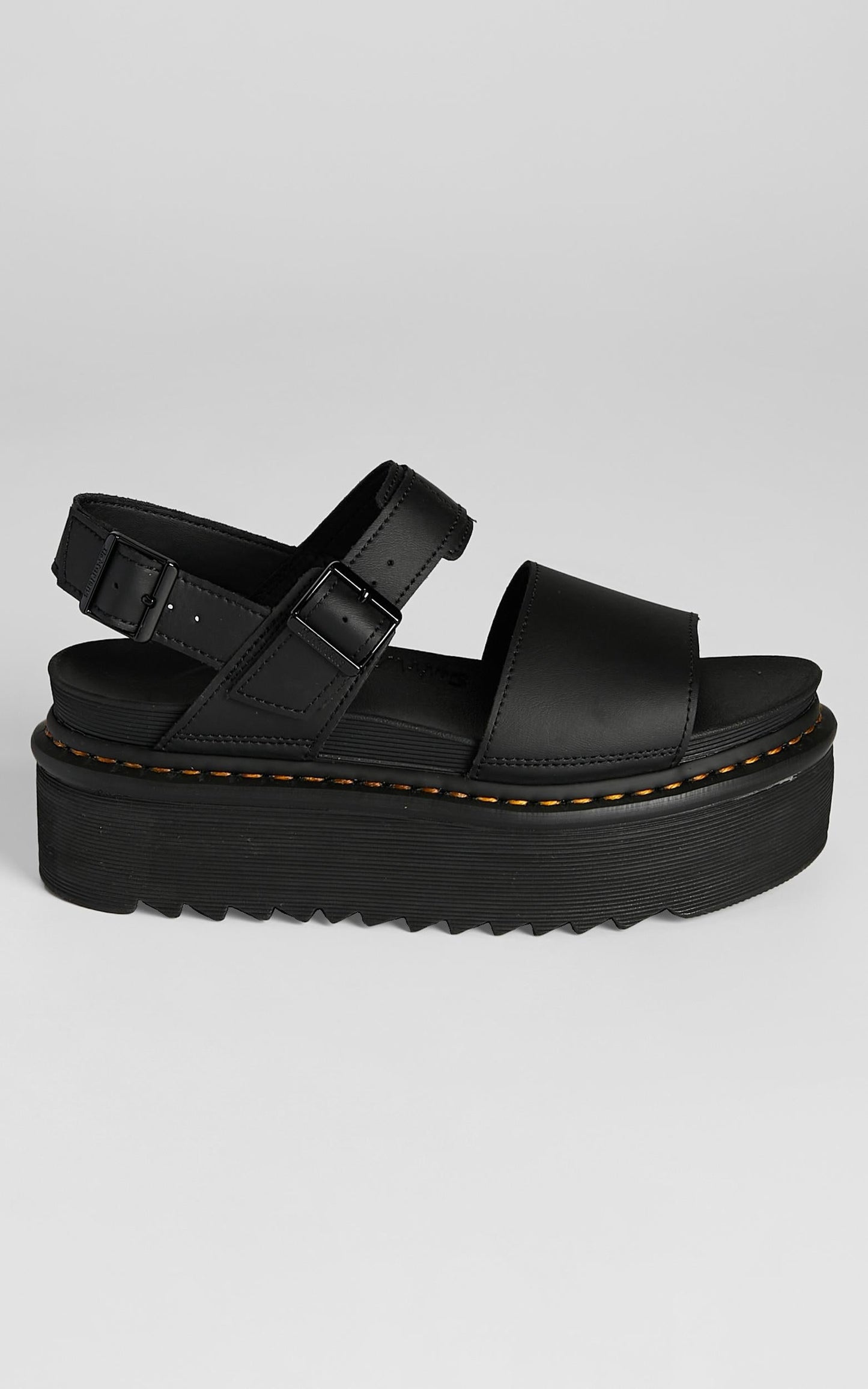 Dr. Martens - Voss Quad Sandal in Black Hydro Leather