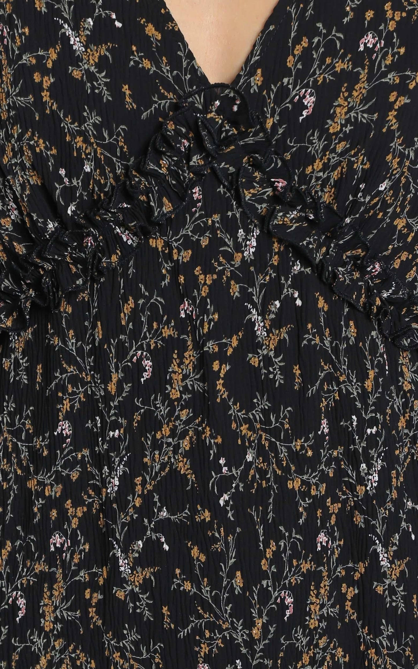 Fool In Love Dress in Black Floral