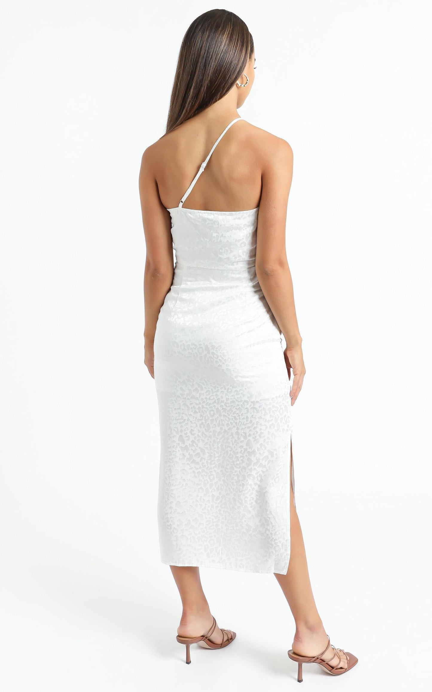 Rina Midi Dress in White