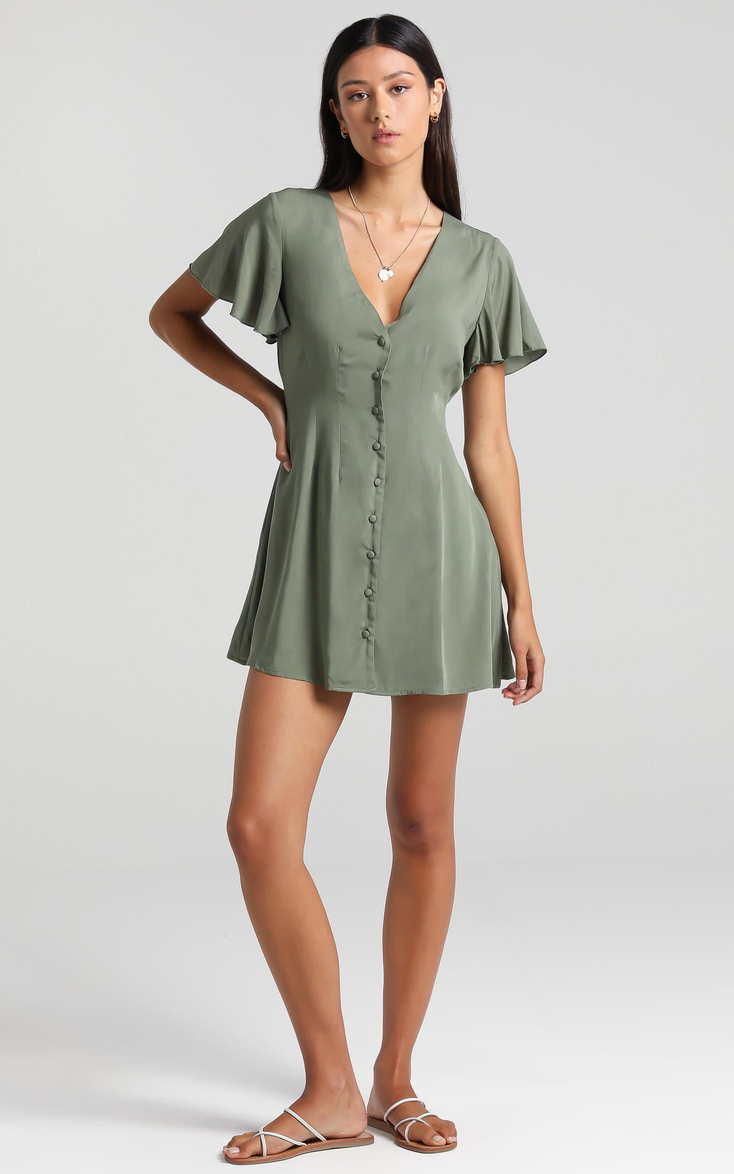 Daiquiri Dress in Khaki