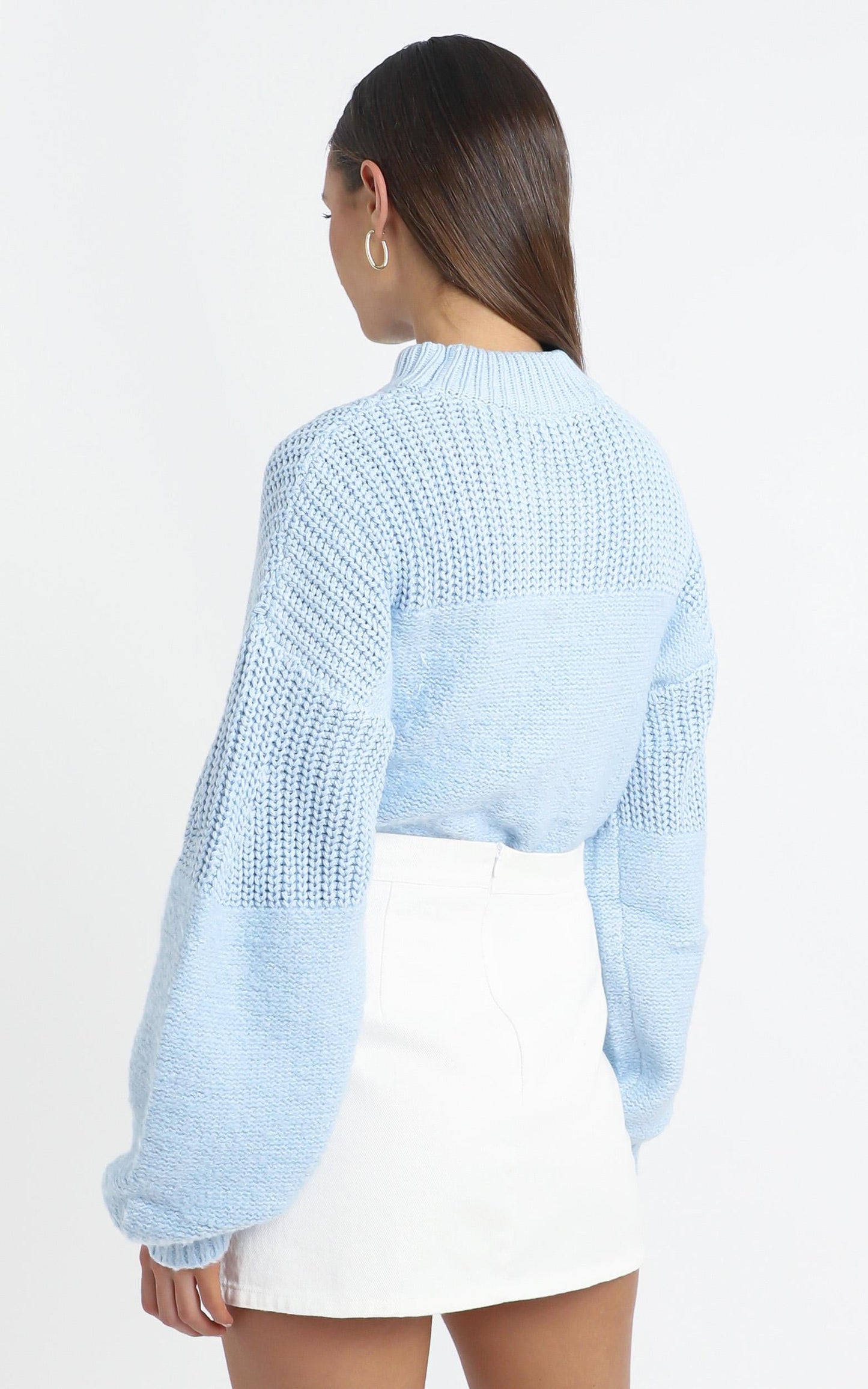 Dakota Knit Jumper in Blue