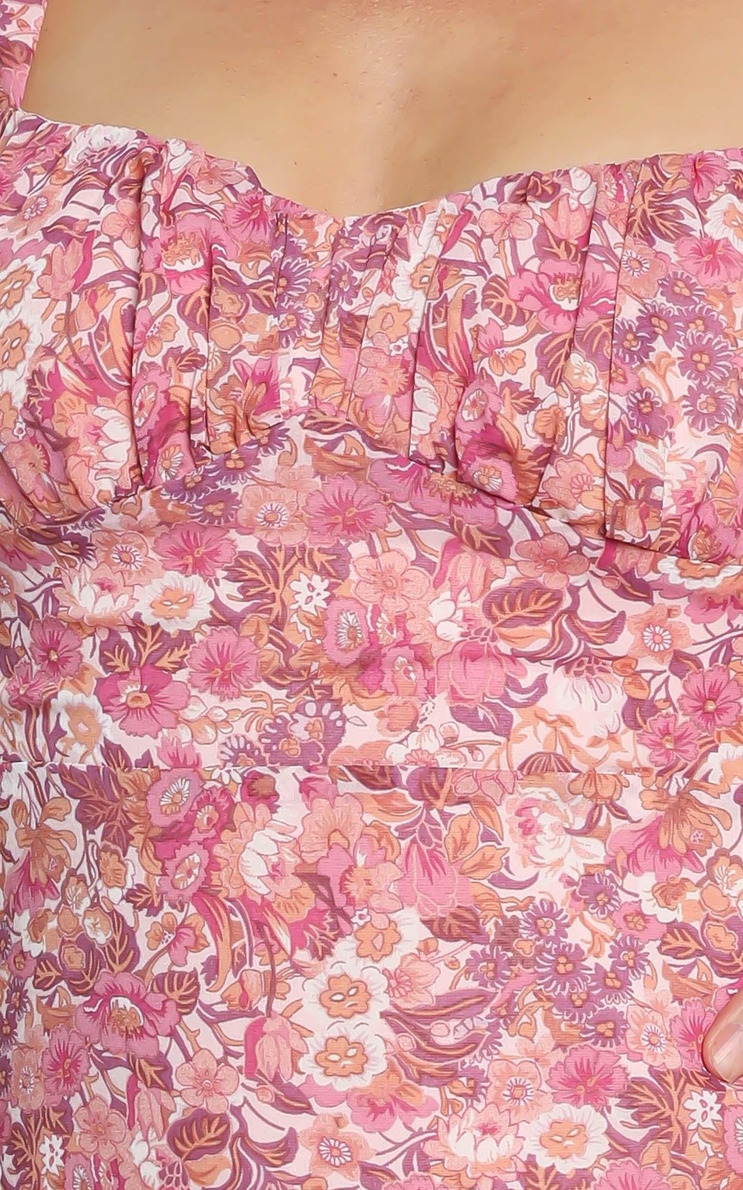 Danbury Dress in Pink Floral