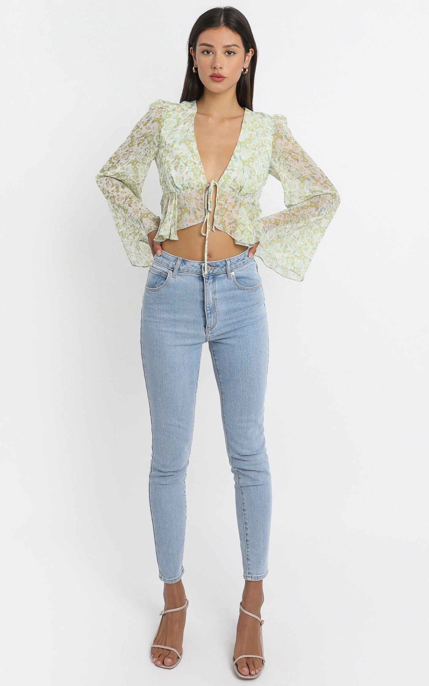 Dance It Out Top in Citrus Floral