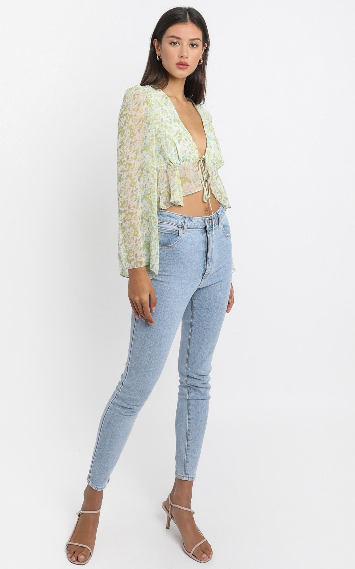 Dance It Out Top in Citrus Floral