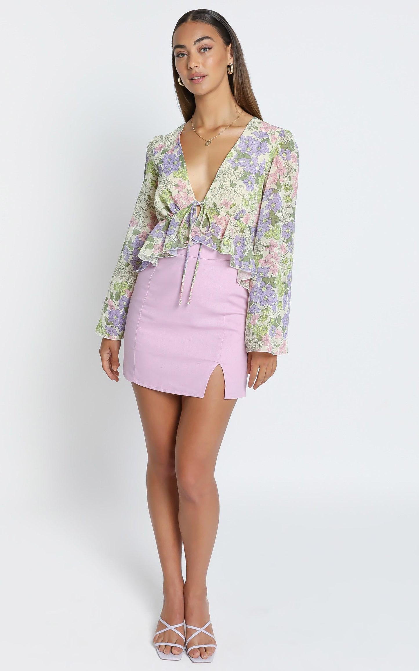 Dance it out top in Garden Floral
