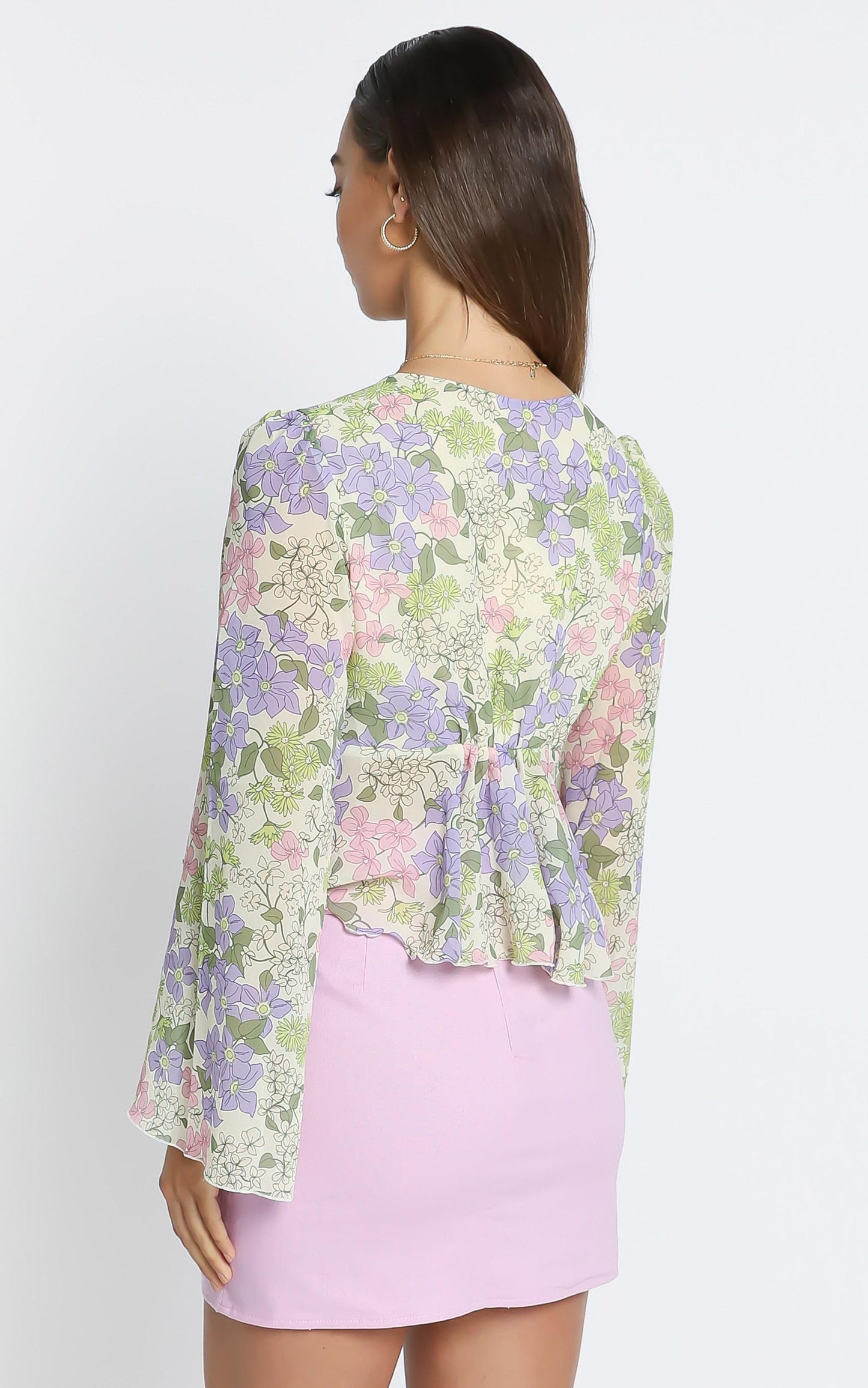 Dance it out top in Garden Floral