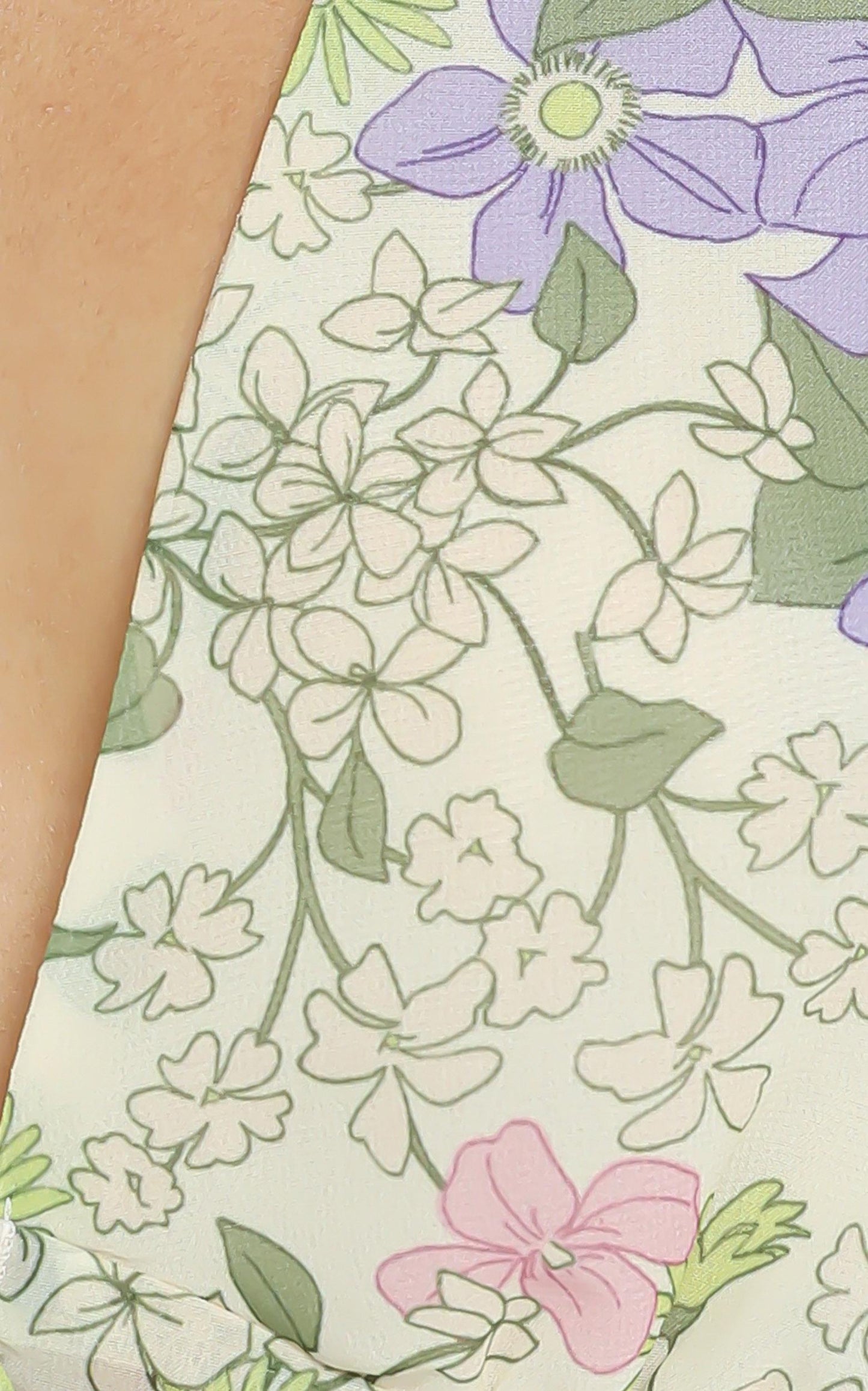 Dance it out top in Garden Floral