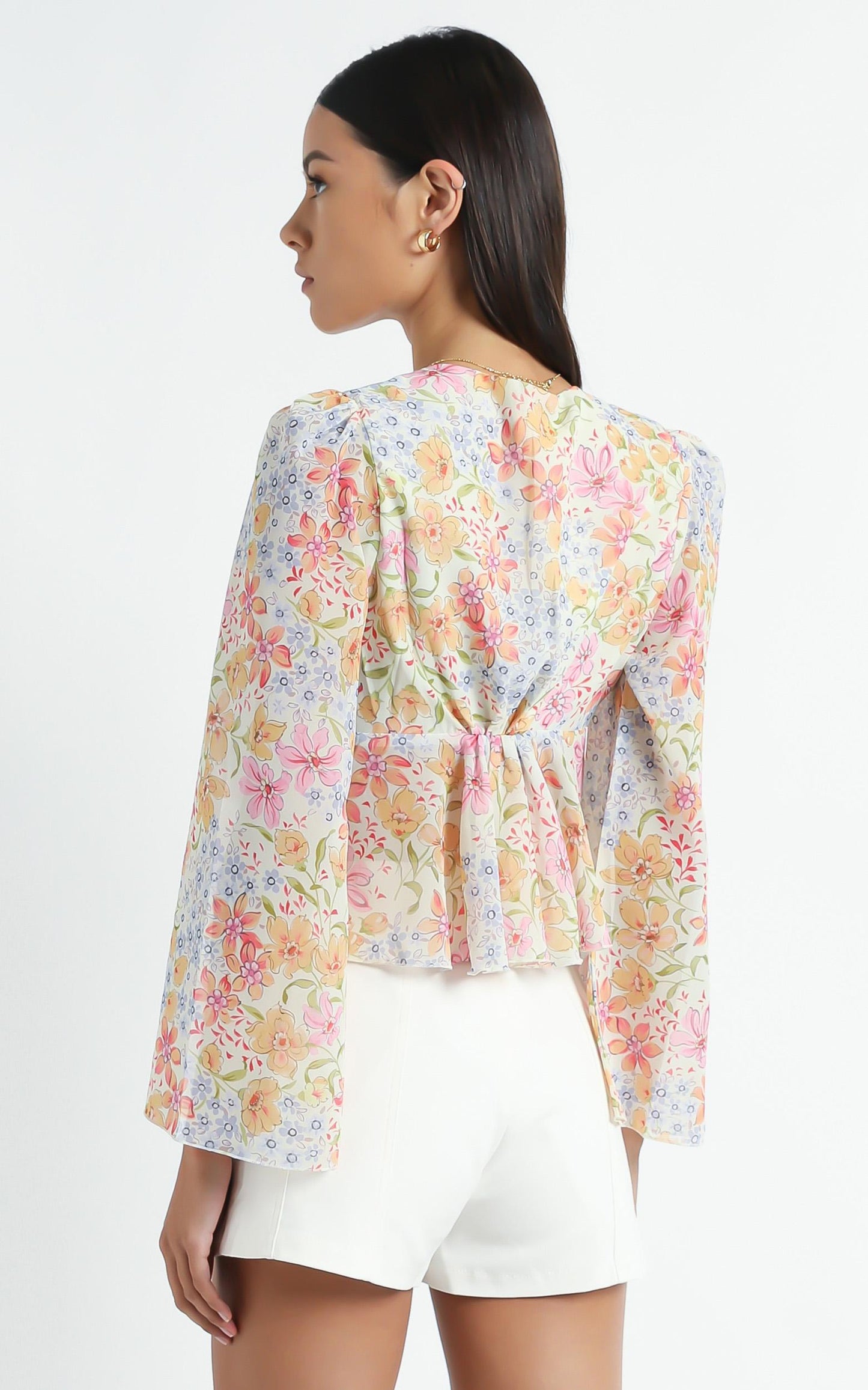 Dance It Out Top in Multi Floral
