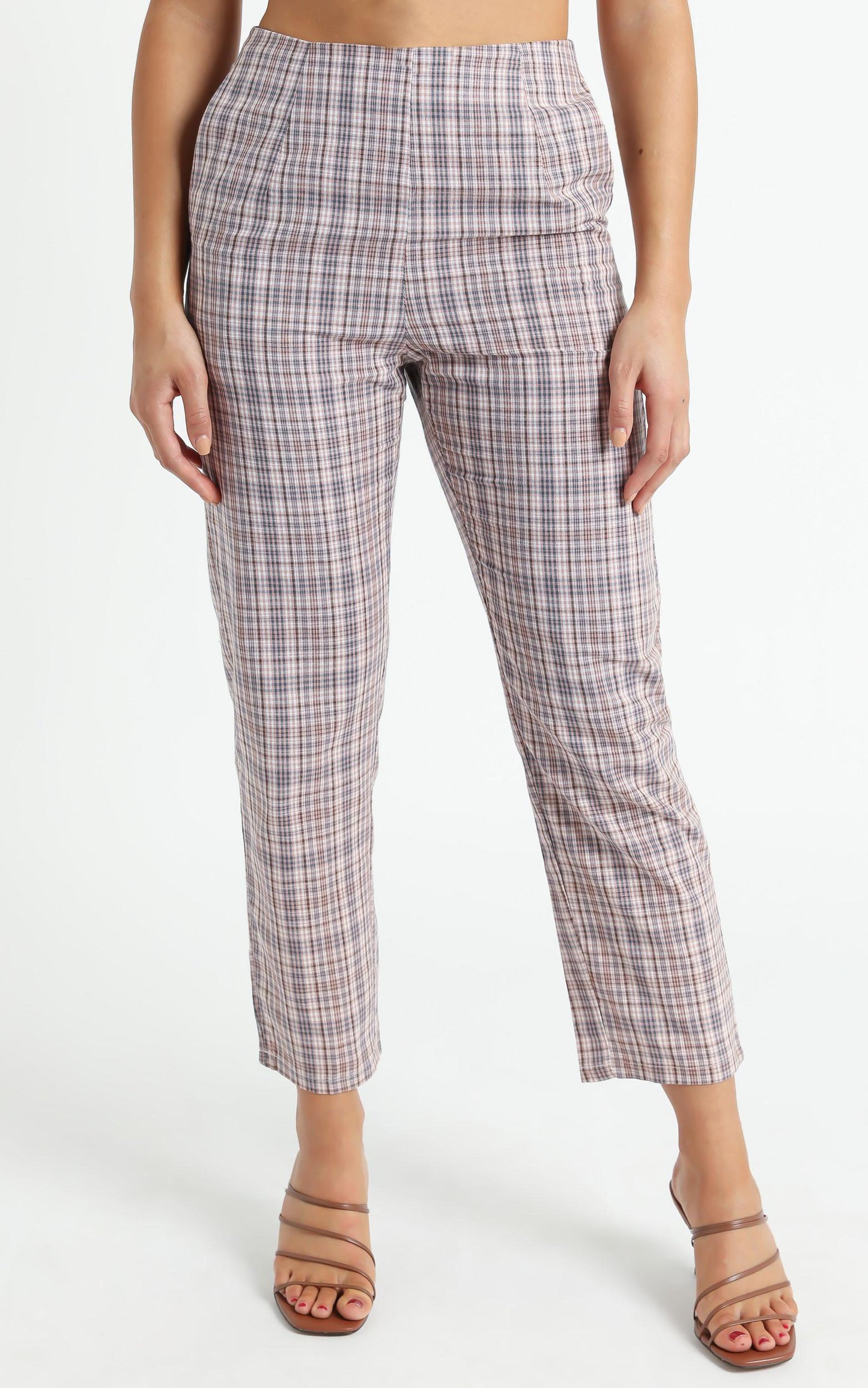 Danior Pants in Pink Check