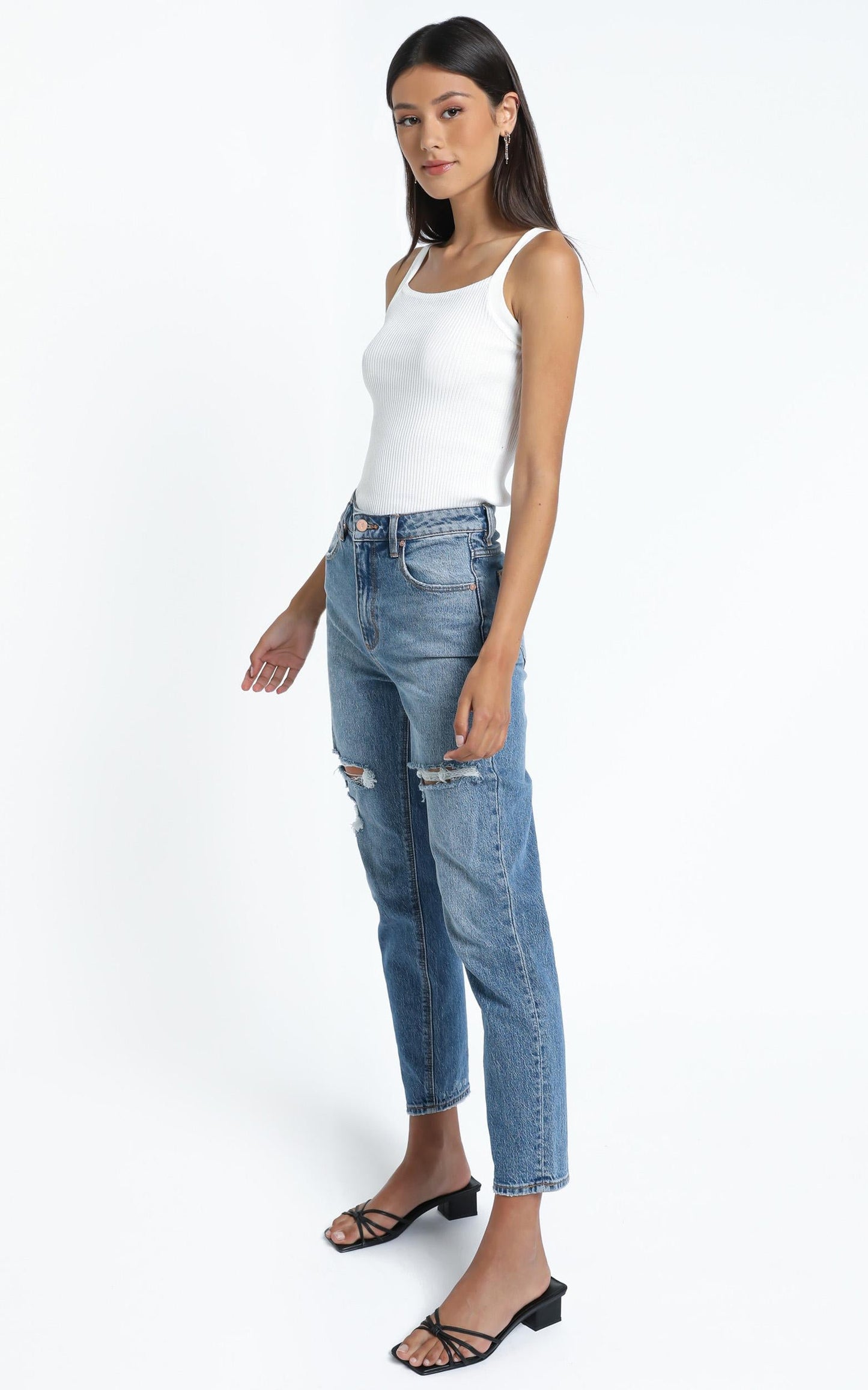 Davey Top in White