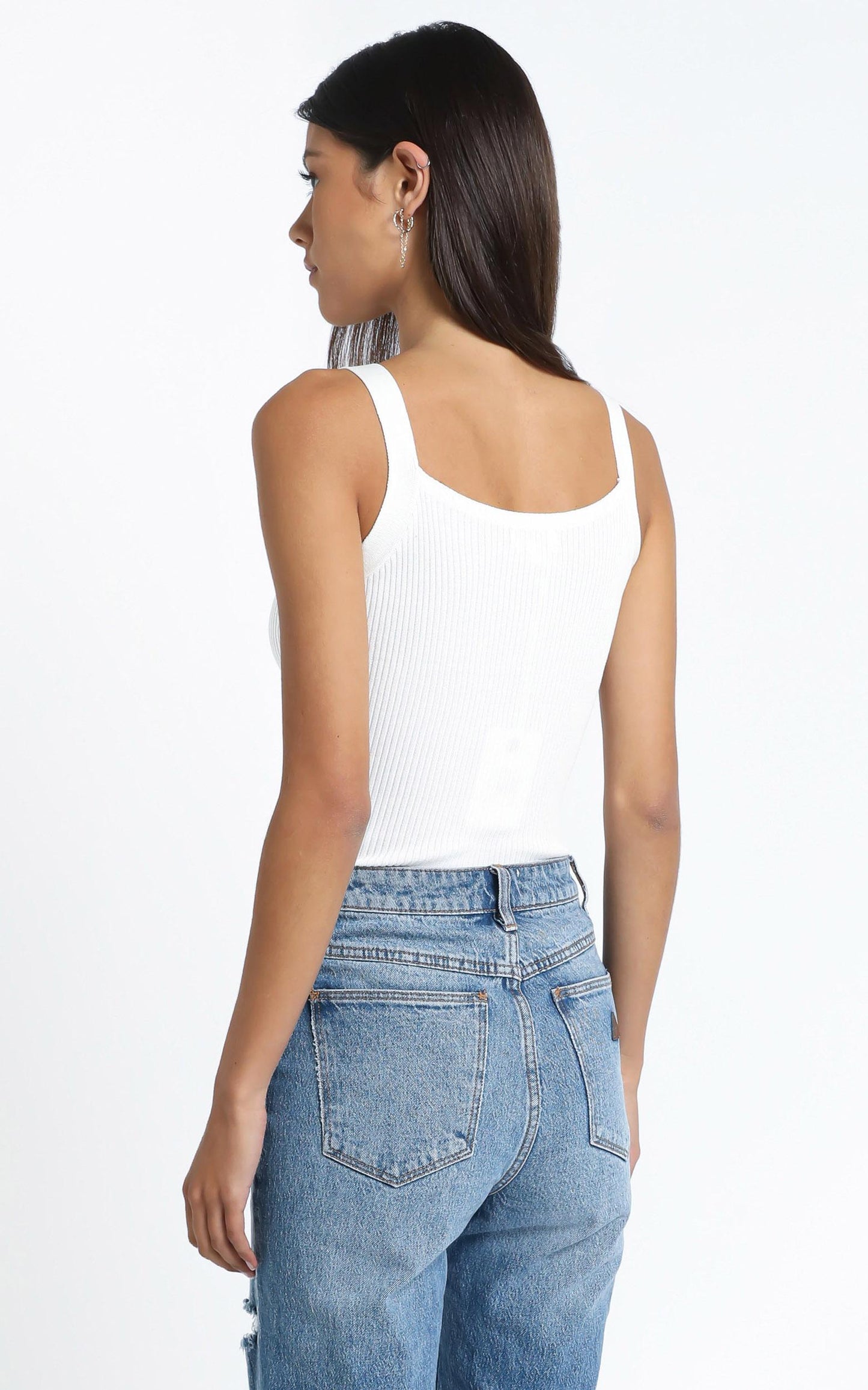 Davey Top in White