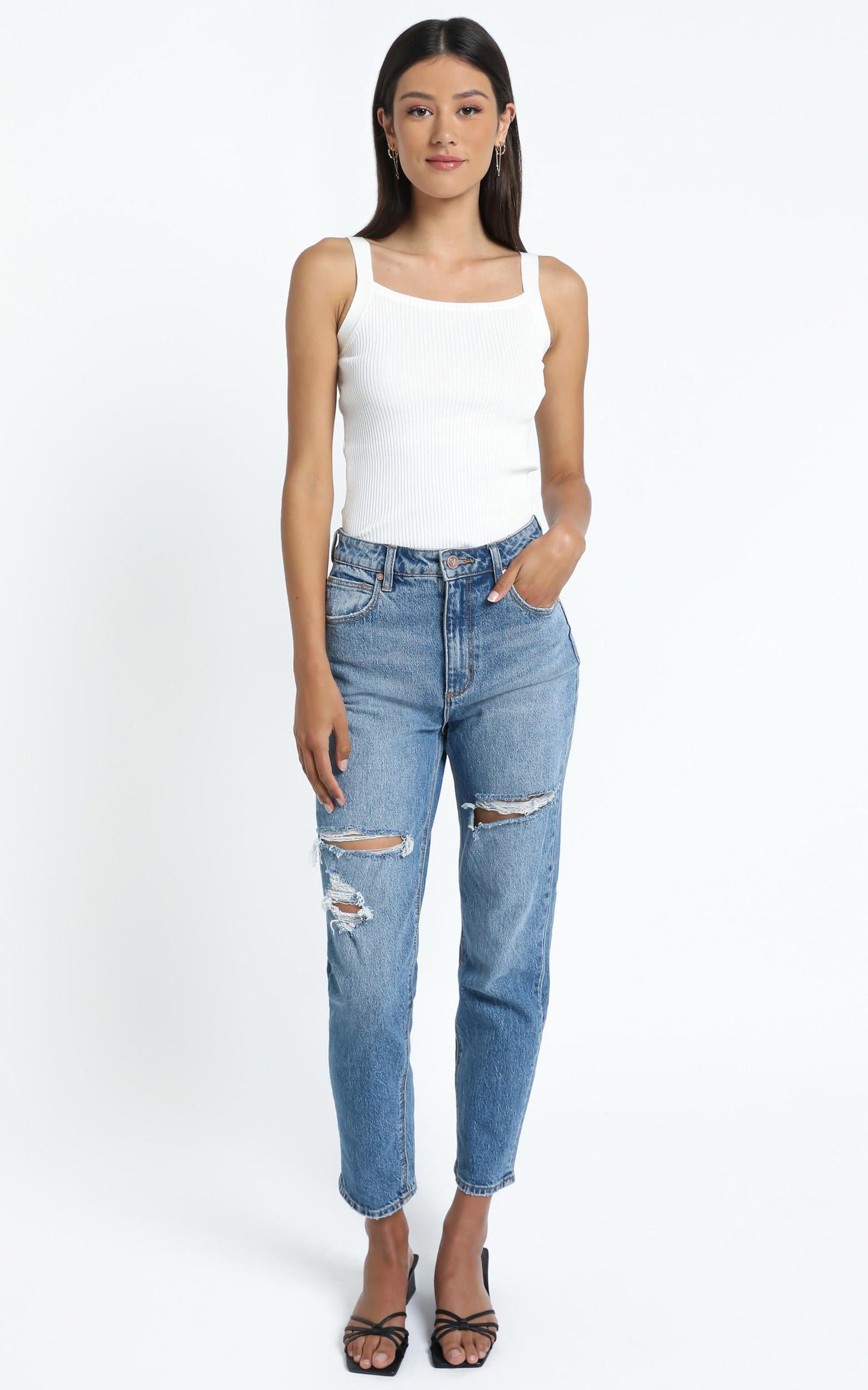 Davey Top in White