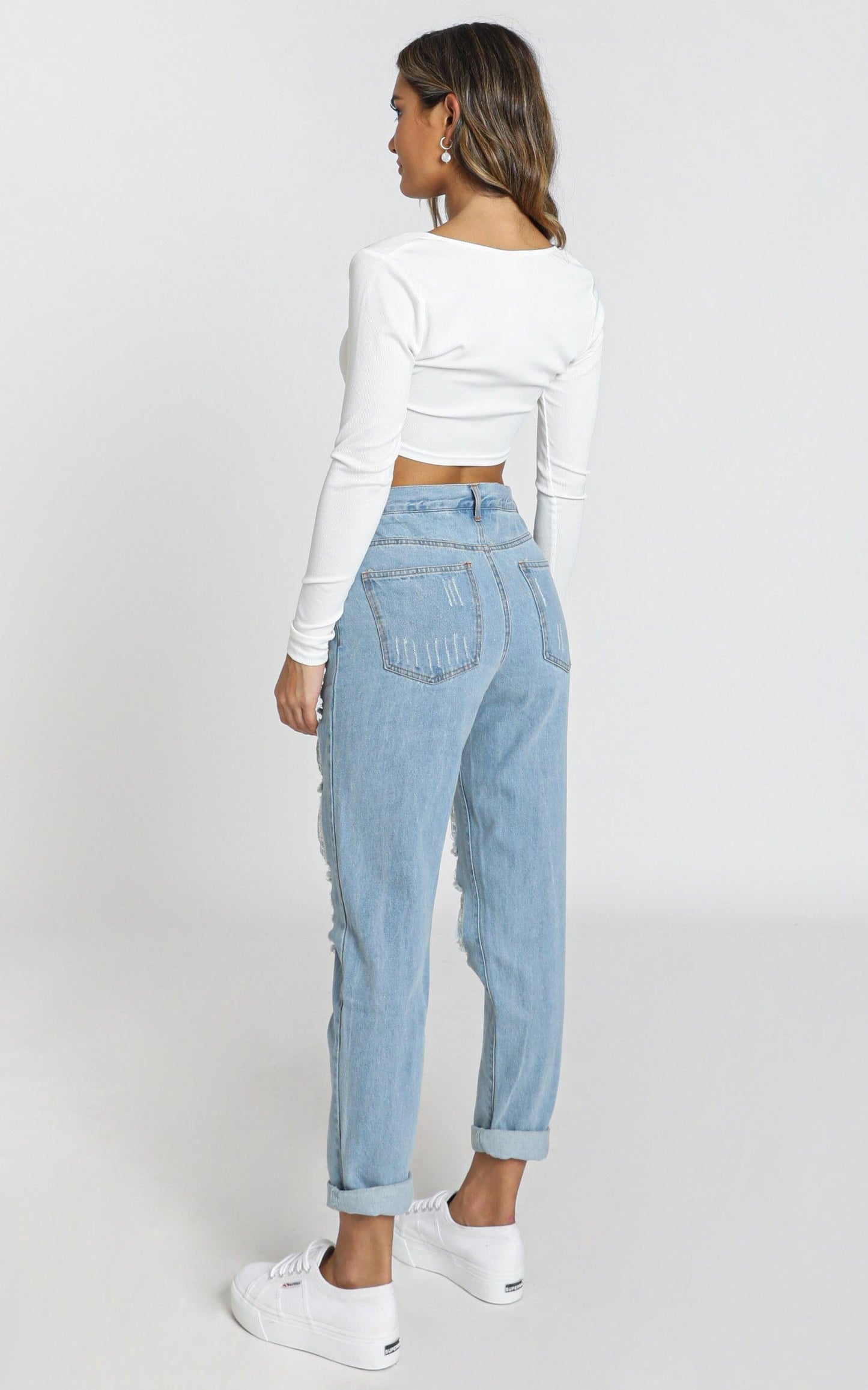 Django boyfriend jeans in blue denim