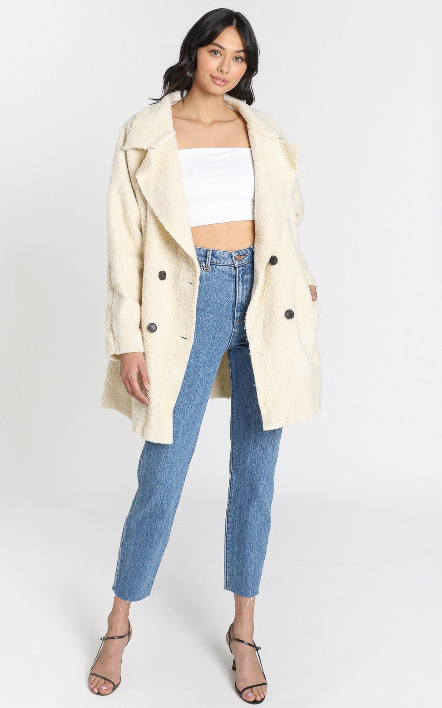 Rebekah Coat in Cream