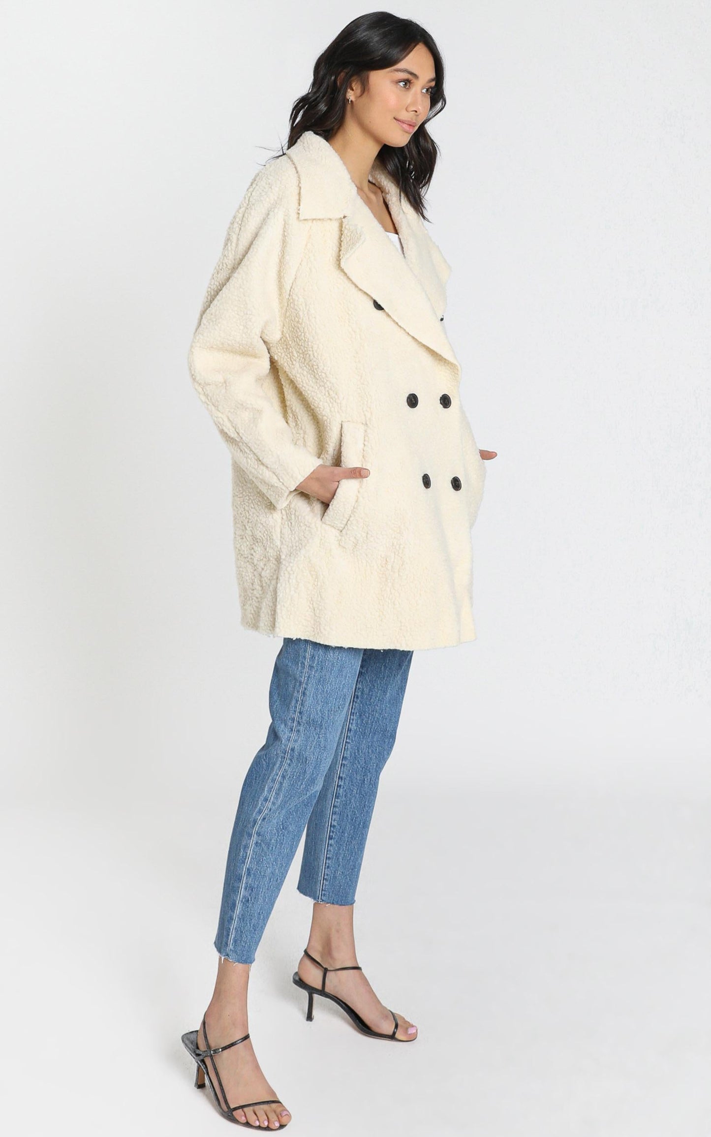 Rebekah Coat in Cream