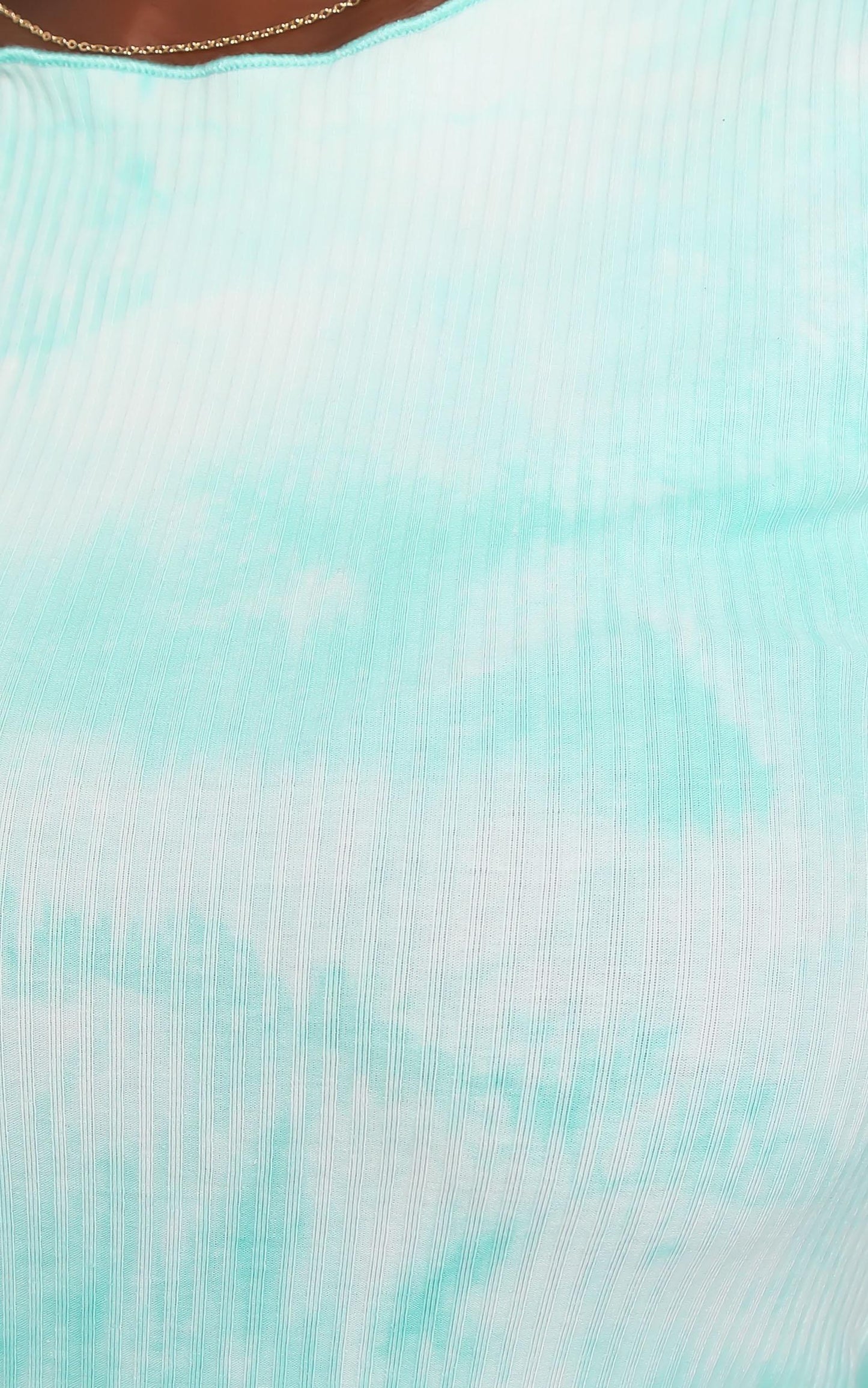 Deacon Top in Green Tie Dye