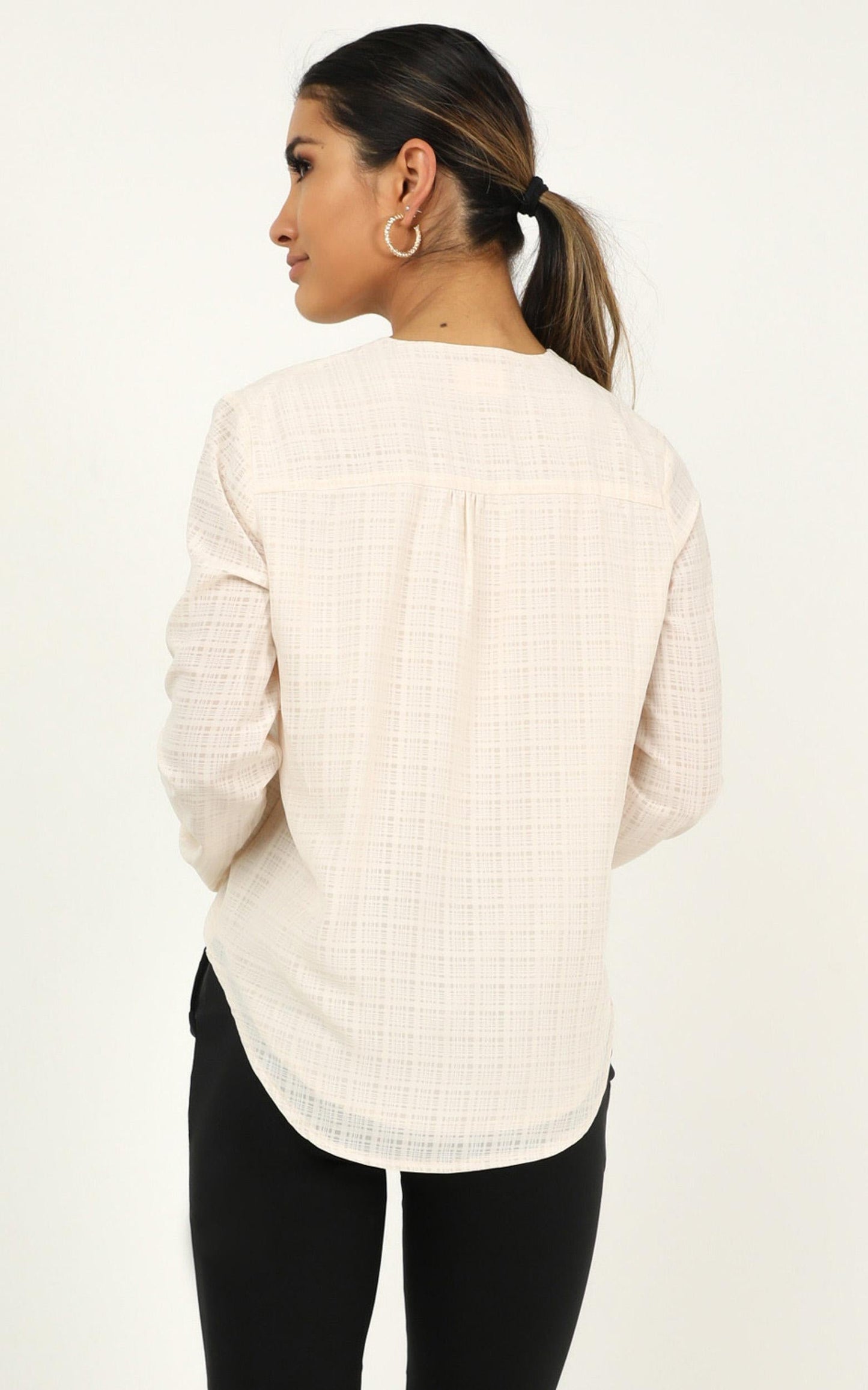 Deep Focus Top In Cream