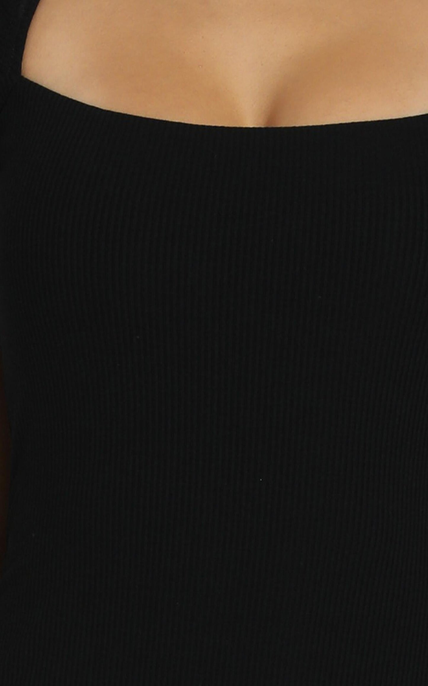 Defying Gravity Dress In Black Rib