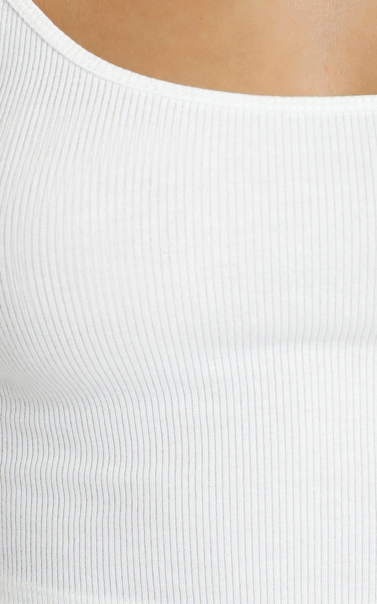 Delilah Singlet in White