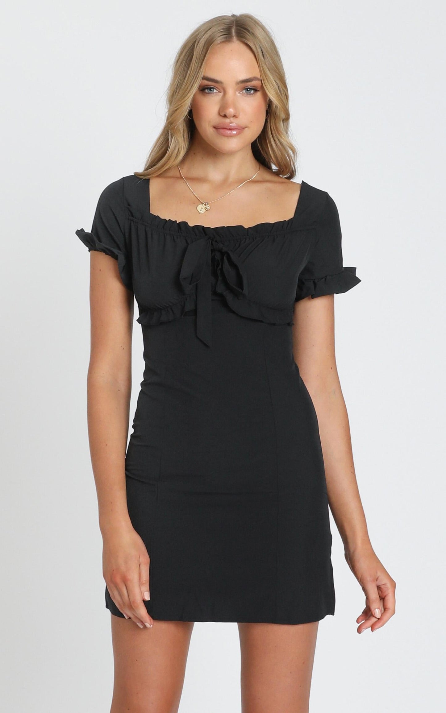 Devon Mini Dress in Black