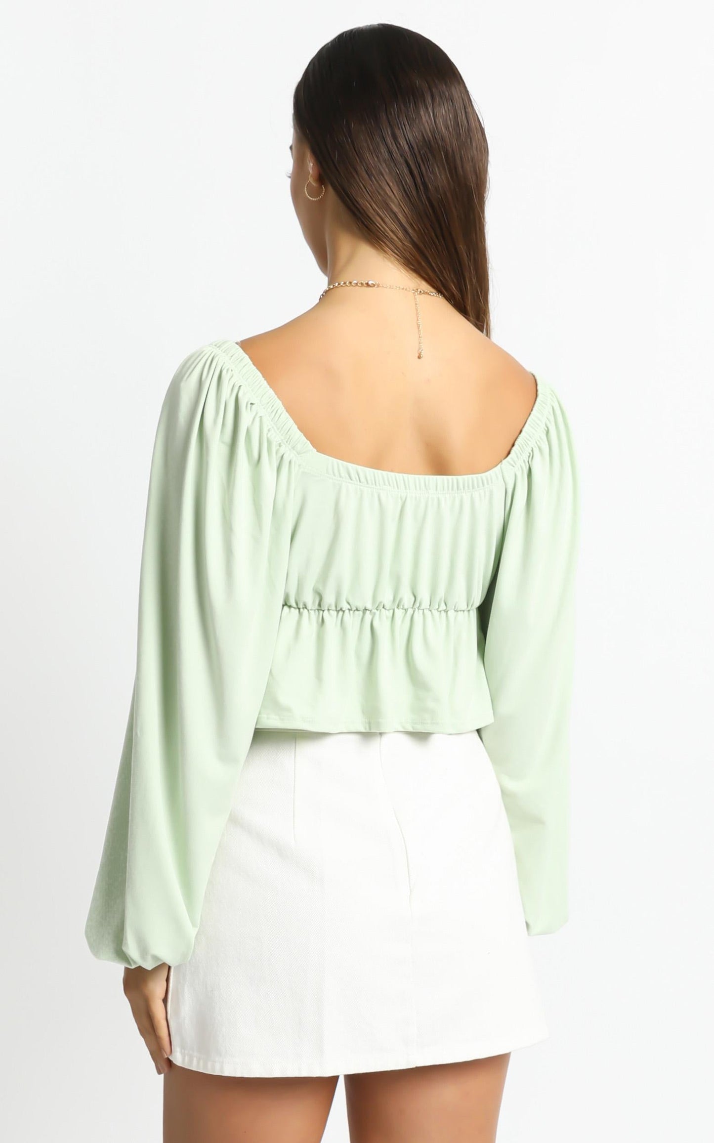 Diego Top in Sage