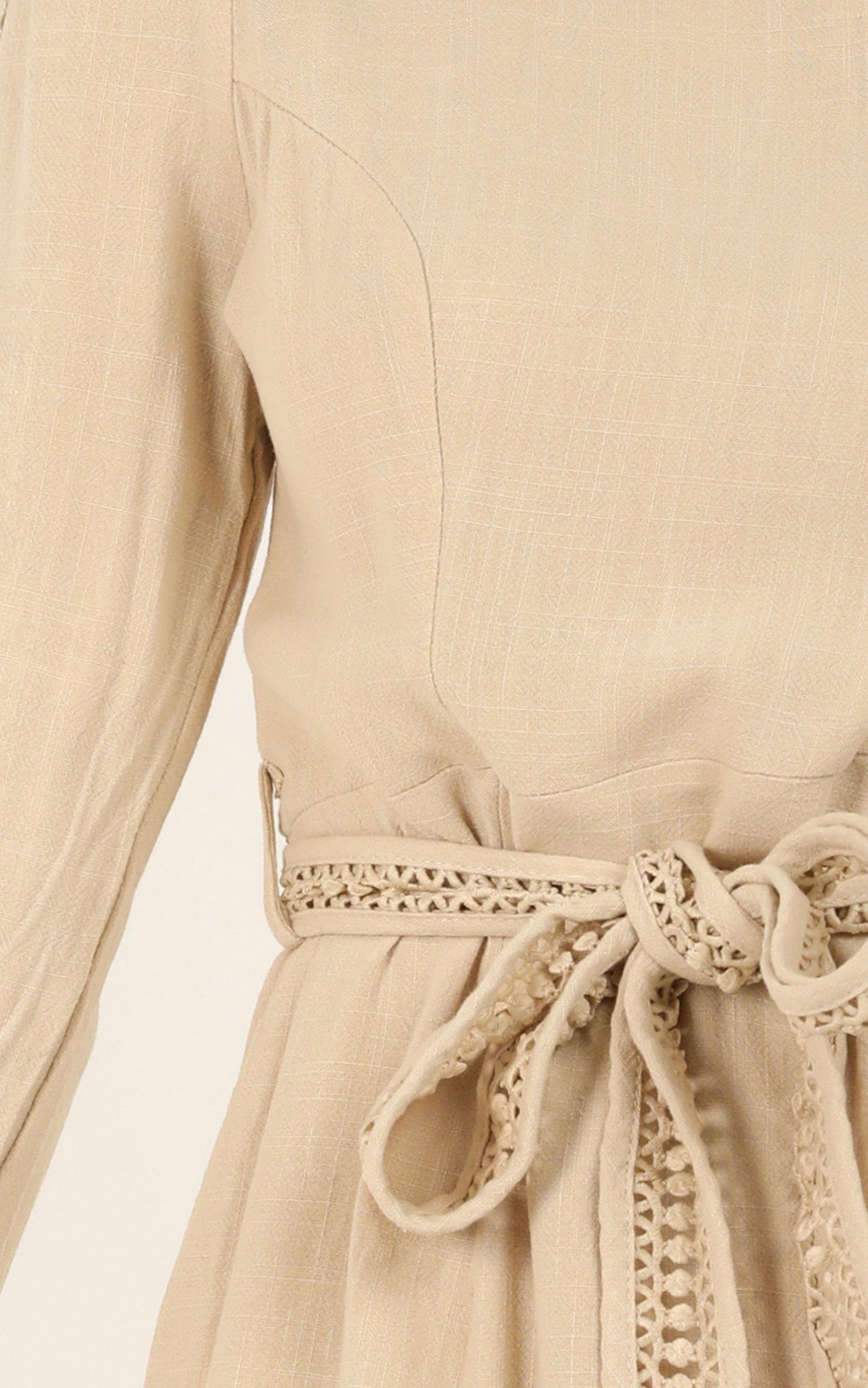Different Perspectives Dress In Cream