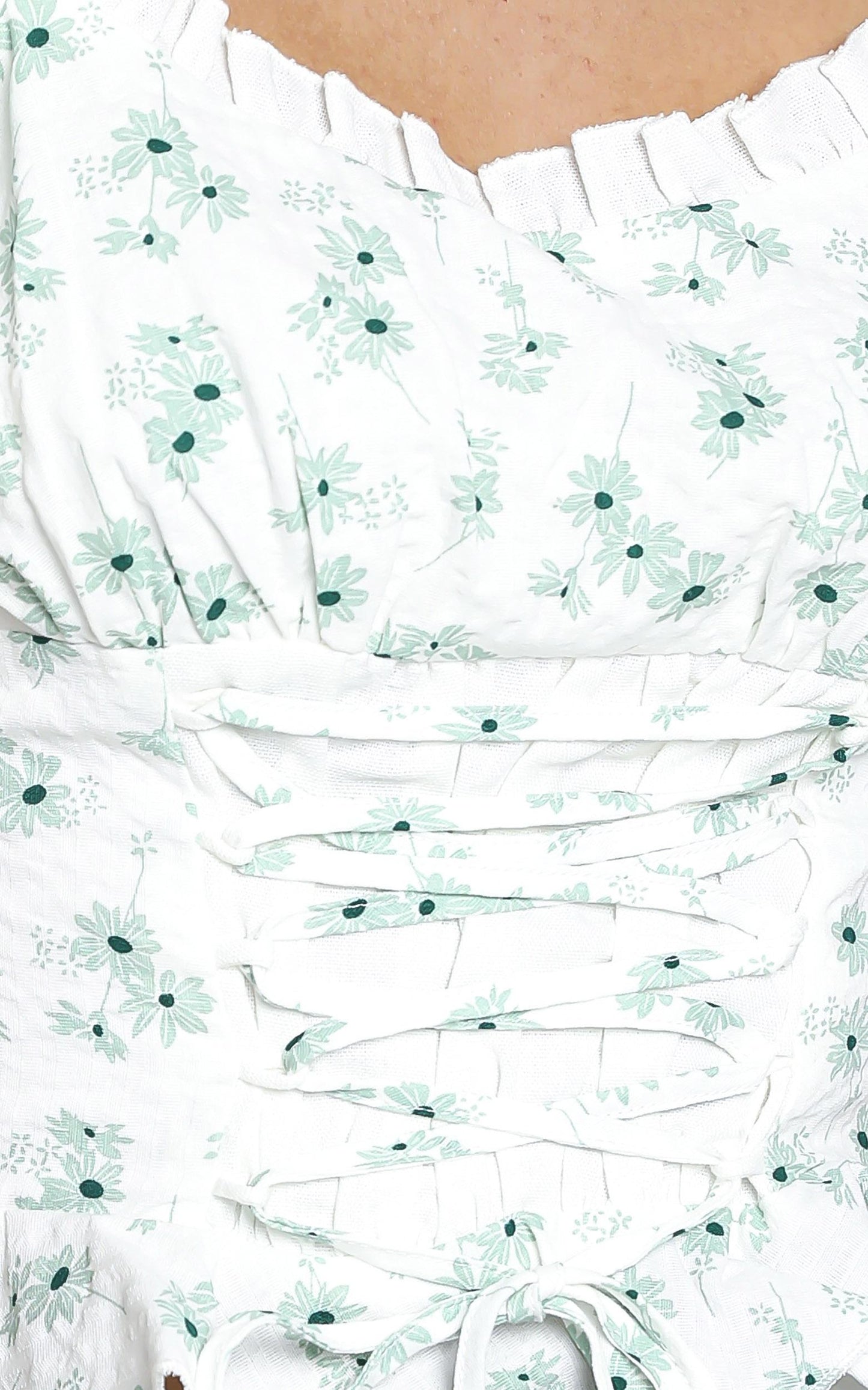 Domonique Top in Sage Floral