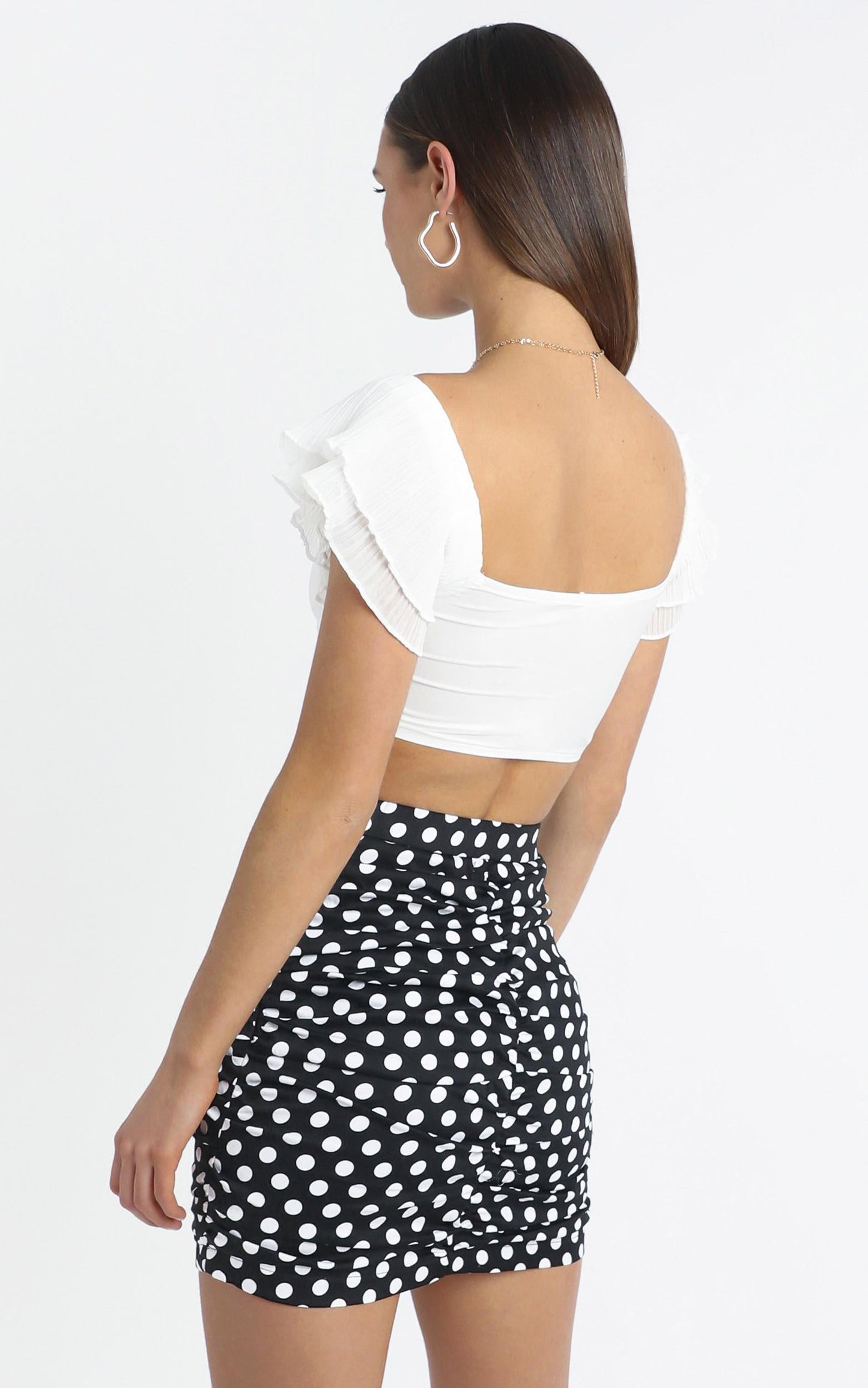 Donnelly Skirt in Black Spot