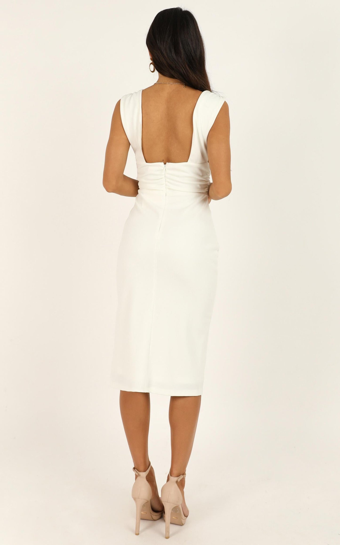 Dont Catch Feelings Dress In White